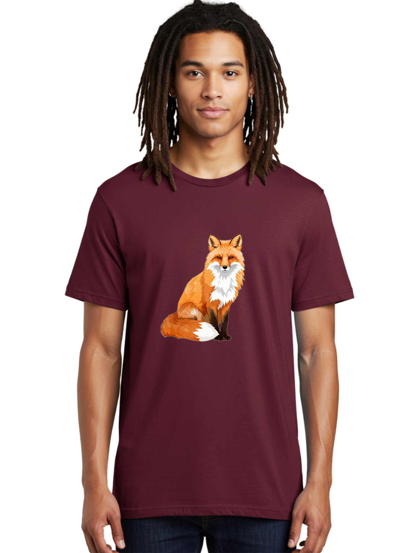 Red-Fox-1 Men'S Graphic Tee, 100% Cotton, Comfortable Casual Summer Wear, Machine Washable, Vintage Camera, Old Camera, Antique Camera, Black Camera, Classic Photography, Photography Equipment, Nostalgic Device, Film Camera, Camera Art Baf451