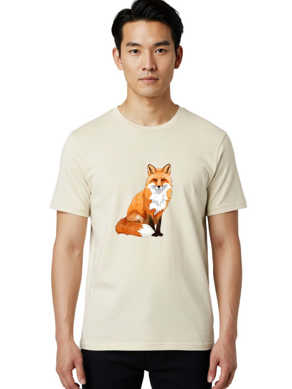 Red-Fox-1 Men'S Graphic Tee, 100% Cotton, Comfortable Casual Summer Wear, Machine Washable, Vintage Camera, Old Camera, Antique Camera, Black Camera, Classic Photography, Photography Equipment, Nostalgic Device, Film Camera, Camera Art Baf451