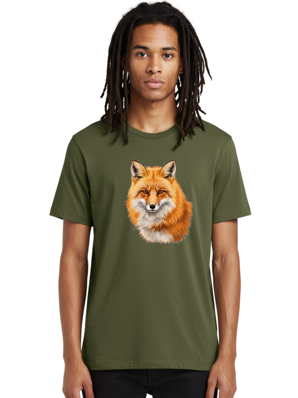 Red-Fox-2 Men'S Graphic Tee, 100% Cotton, Comfortable Casual Summer Wear, Machine Washable, Vintage Camera, Old Camera, Antique Camera, Black Camera, Classic Photography, Photography Equipment, Nostalgic Device, Film Camera, Camera Art Baf452
