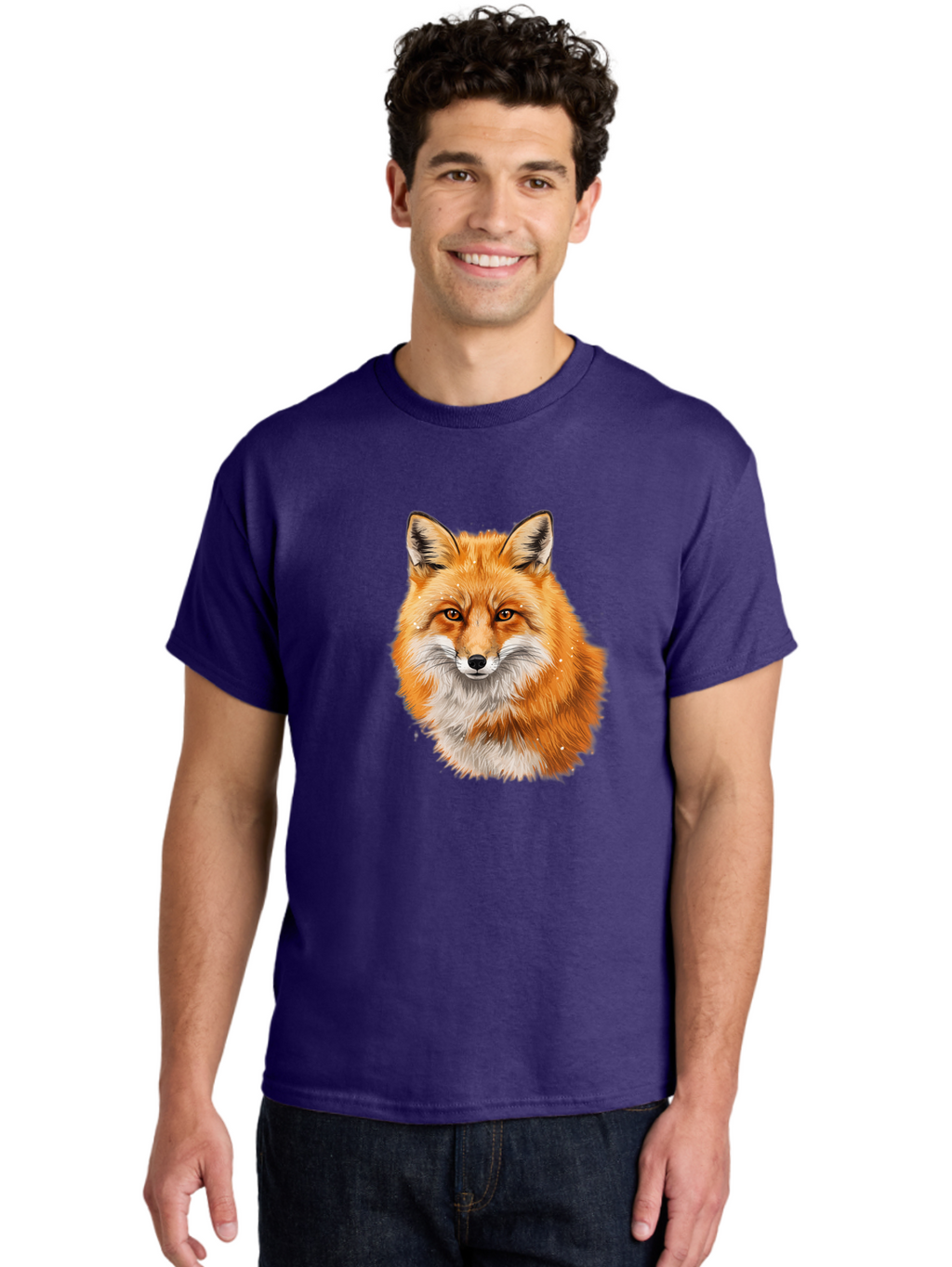 Red-Fox-2 Men'S Graphic Tee, 100% Cotton, Comfortable Casual Summer Wear, Machine Washable, Vintage Camera, Old Camera, Antique Camera, Black Camera, Classic Photography, Photography Equipment, Nostalgic Device, Film Camera, Camera Art Baf452