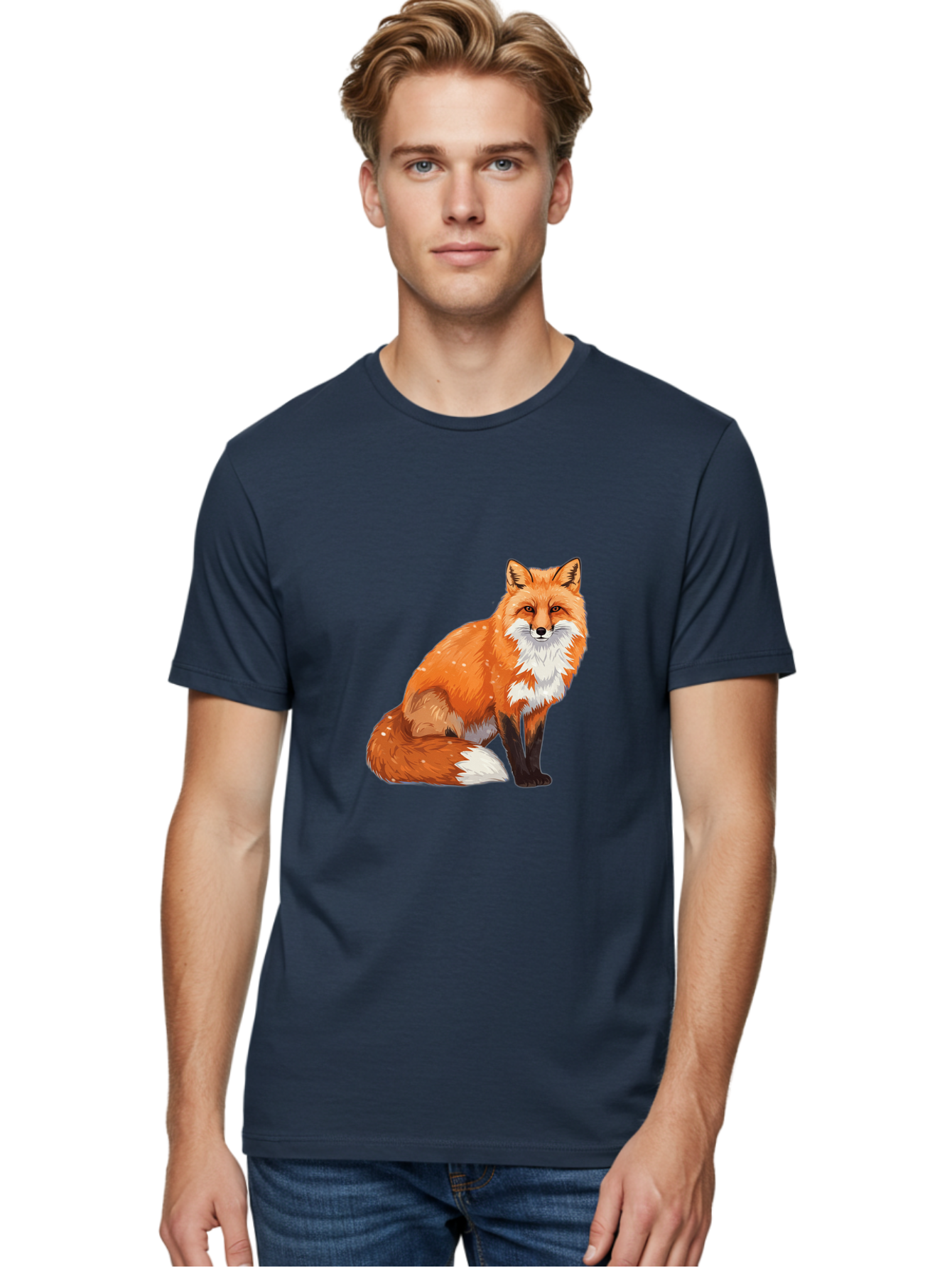 Red-Fox-3 Men'S Graphic Tee, 100% Cotton, Comfortable Casual Summer Wear, Machine Washable, Vintage Camera, Old Camera, Antique Camera, Black Camera, Classic Photography, Photography Equipment, Nostalgic Device, Film Camera, Camera Art Baf453
