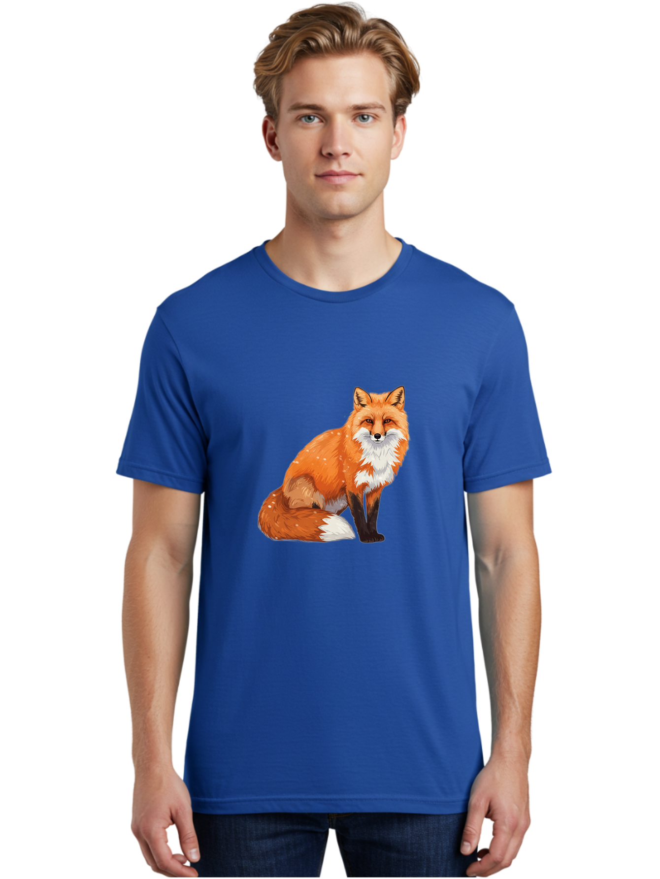 Red-Fox-3 Men'S Graphic Tee, 100% Cotton, Comfortable Casual Summer Wear, Machine Washable, Vintage Camera, Old Camera, Antique Camera, Black Camera, Classic Photography, Photography Equipment, Nostalgic Device, Film Camera, Camera Art Baf453