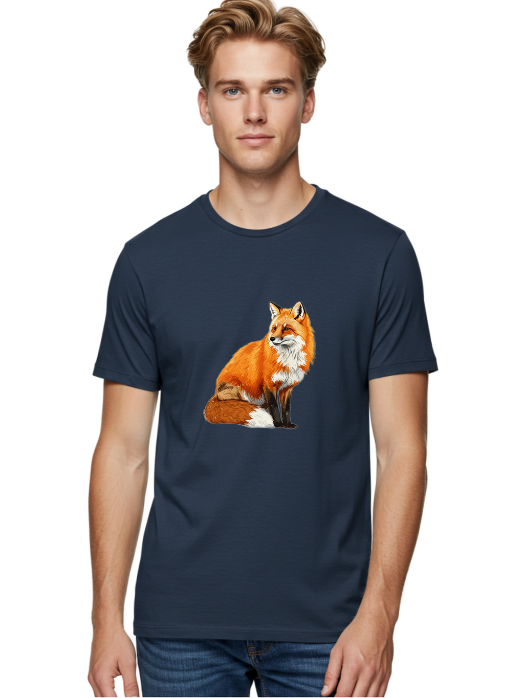 Red-Fox-4 Men'S Graphic Tee, 100% Cotton, Comfortable Casual Summer Wear, Machine Washable, Vintage Camera, Old Camera, Antique Camera, Black Camera, Classic Photography, Photography Equipment, Nostalgic Device, Film Camera, Camera Art Baf454