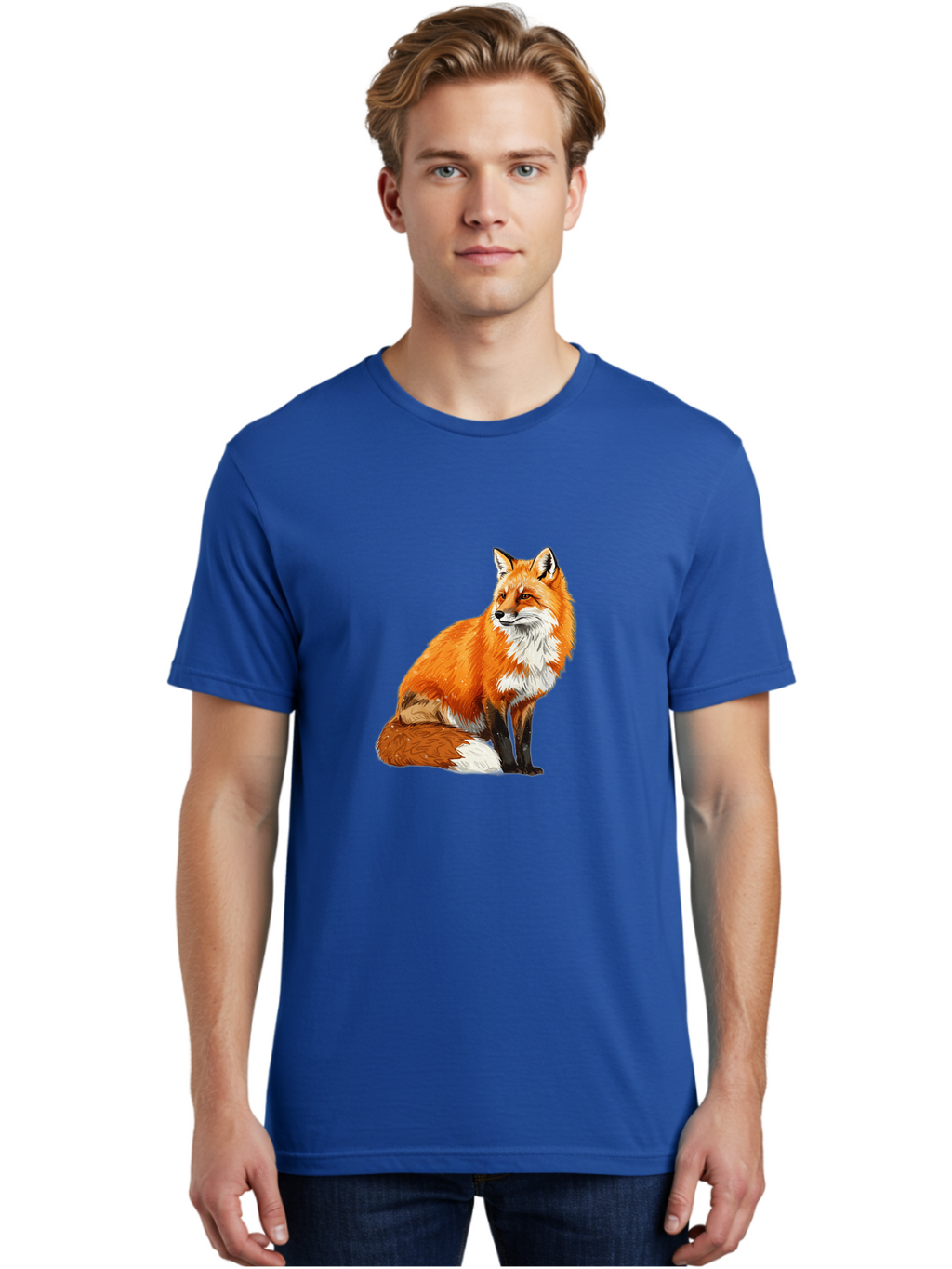 Red-Fox-4 Men'S Graphic Tee, 100% Cotton, Comfortable Casual Summer Wear, Machine Washable, Vintage Camera, Old Camera, Antique Camera, Black Camera, Classic Photography, Photography Equipment, Nostalgic Device, Film Camera, Camera Art Baf454
