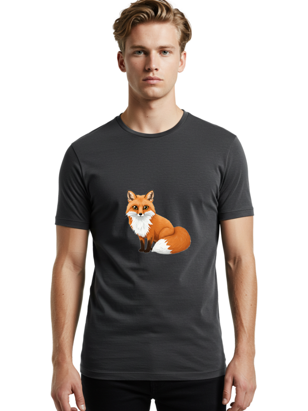 Red-Fox Men'S Graphic Tee, 100% Cotton, Comfortable Casual Summer Wear, Machine Washable, Vintage Camera, Old Camera, Antique Camera, Black Camera, Classic Photography, Photography Equipment, Nostalgic Device, Film Camera, Camera Art Baf455