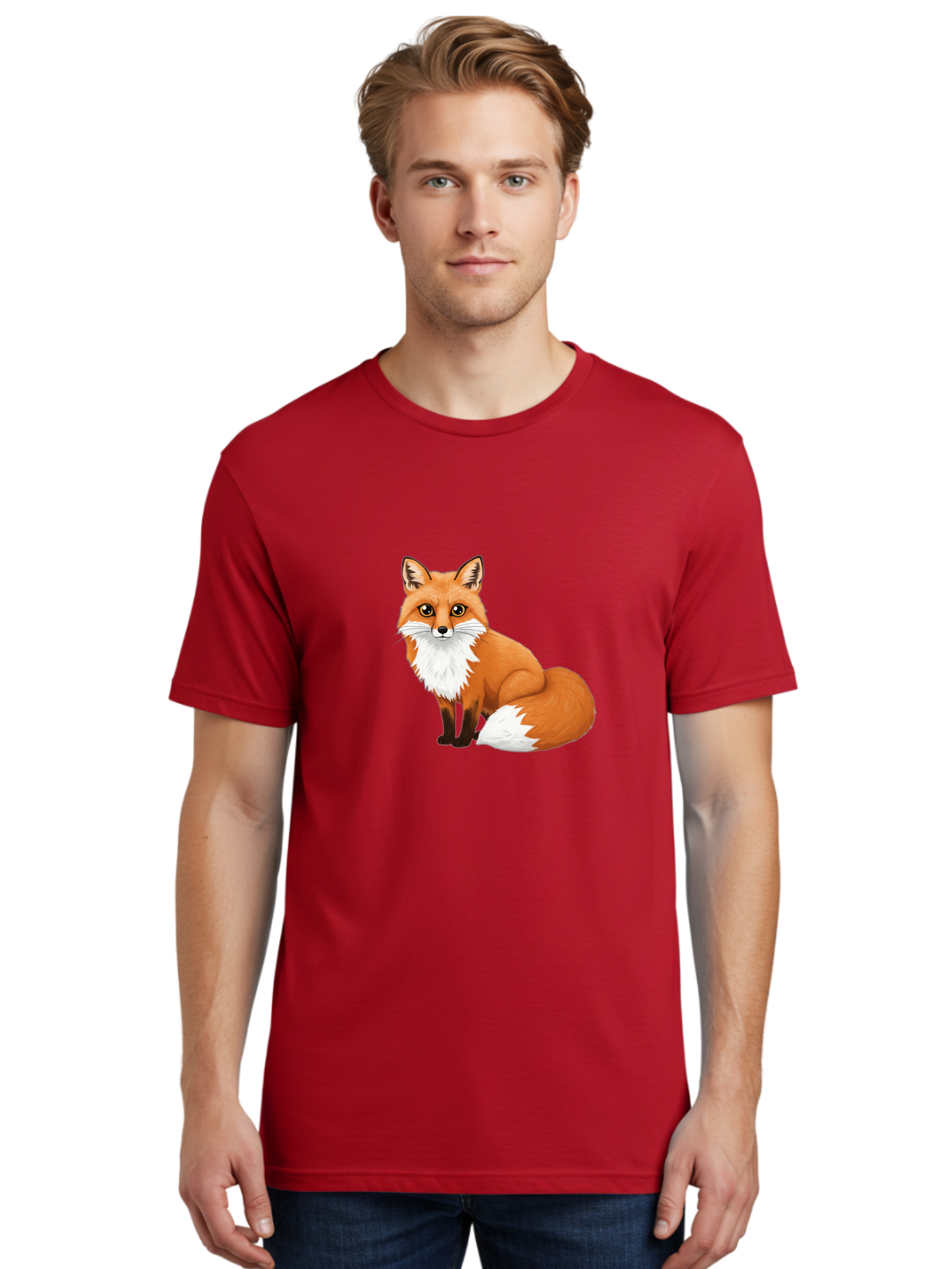 Red-Fox Men'S Graphic Tee, 100% Cotton, Comfortable Casual Summer Wear, Machine Washable, Vintage Camera, Old Camera, Antique Camera, Black Camera, Classic Photography, Photography Equipment, Nostalgic Device, Film Camera, Camera Art Baf455