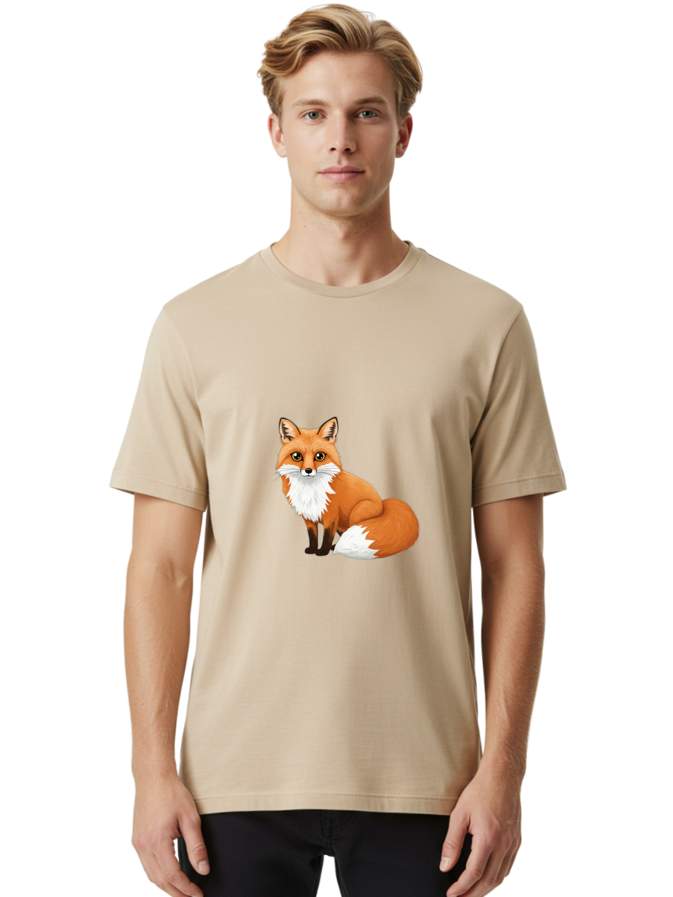 Red-Fox Men'S Graphic Tee, 100% Cotton, Comfortable Casual Summer Wear, Machine Washable, Vintage Camera, Old Camera, Antique Camera, Black Camera, Classic Photography, Photography Equipment, Nostalgic Device, Film Camera, Camera Art Baf455