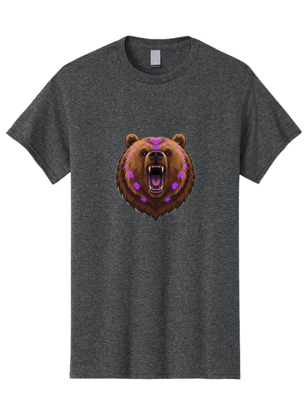 Roaring-Bear-Head Men'S Graphic Tee, 100% Cotton, Comfortable Casual Summer Wear, Machine Washable, Vintage Camera, Old Camera, Antique Camera, Black Camera, Classic Photography, Photography Equipment, Nostalgic Device, Film Camera, Camera Art Baf462