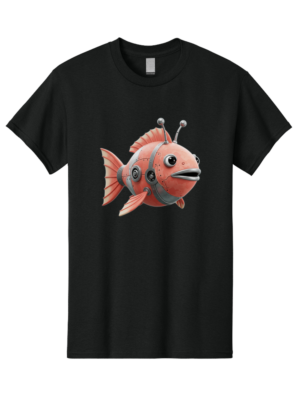 Robo-Fish Men'S Graphic Tee, 100% Cotton, Comfortable Casual Summer Wear, Machine Washable, Vintage Camera, Old Camera, Antique Camera, Black Camera, Classic Photography, Photography Equipment, Nostalgic Device, Film Camera, Camera Art Baf466