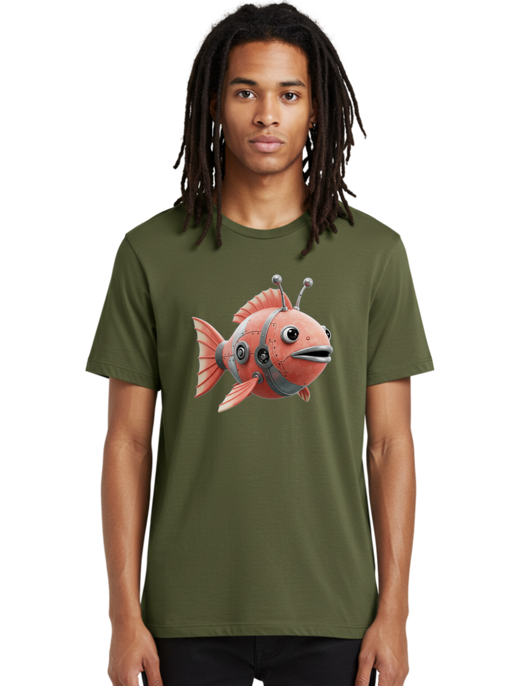 Robo-Fish Men'S Graphic Tee, 100% Cotton, Comfortable Casual Summer Wear, Machine Washable, Vintage Camera, Old Camera, Antique Camera, Black Camera, Classic Photography, Photography Equipment, Nostalgic Device, Film Camera, Camera Art Baf466