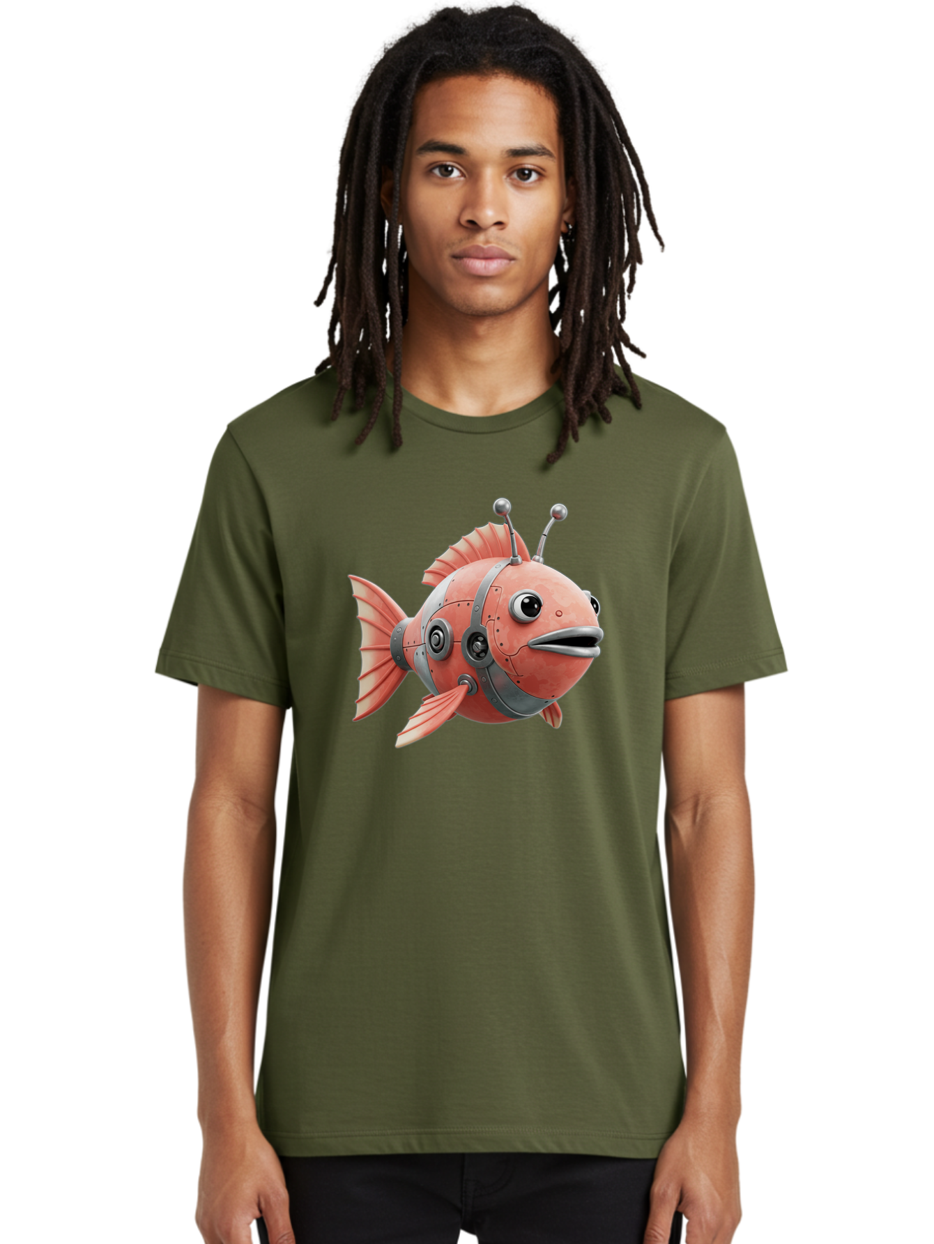 Robo-Fish Men'S Graphic Tee, 100% Cotton, Comfortable Casual Summer Wear, Machine Washable, Vintage Camera, Old Camera, Antique Camera, Black Camera, Classic Photography, Photography Equipment, Nostalgic Device, Film Camera, Camera Art Baf466