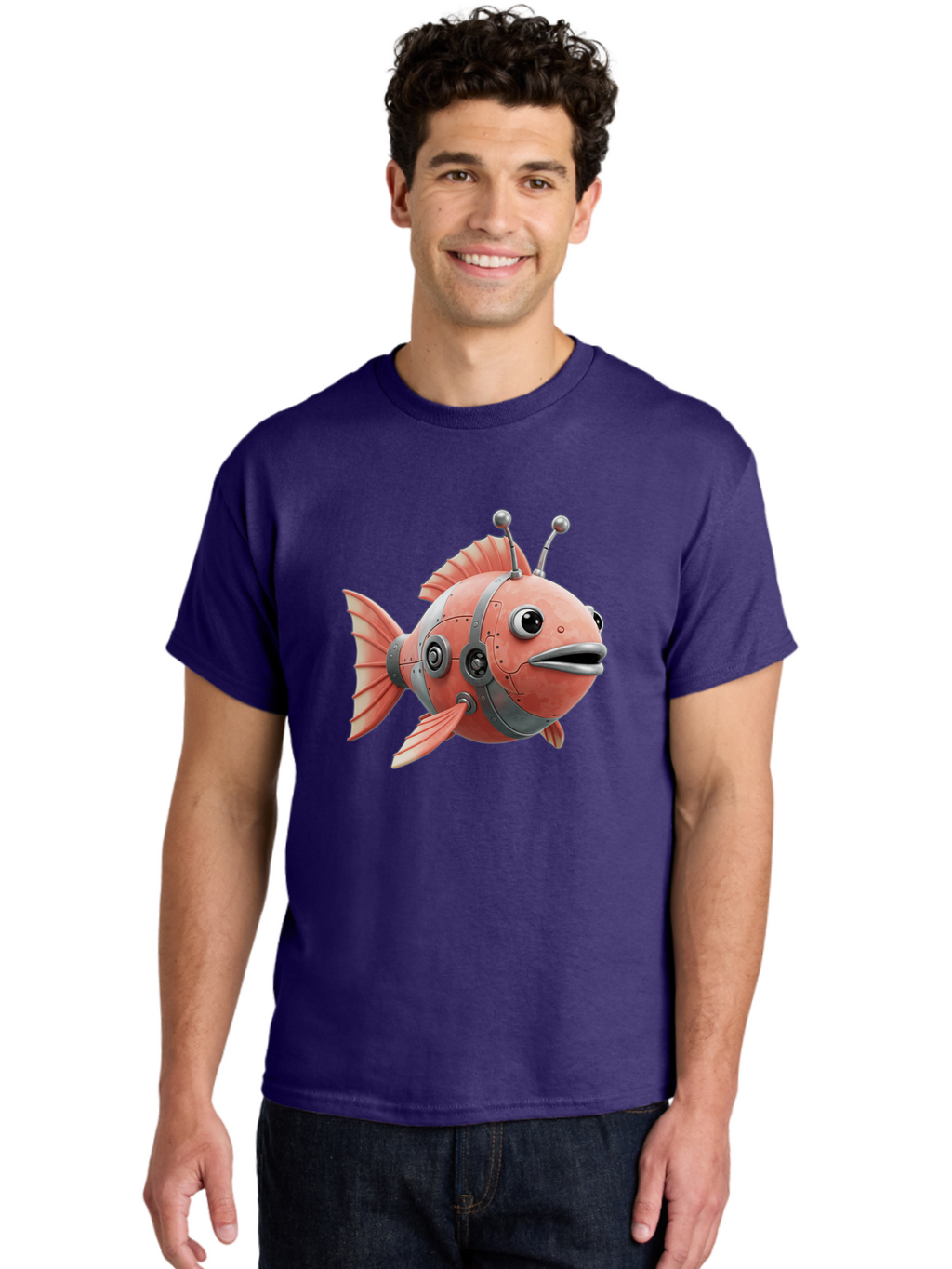 Robo-Fish Men'S Graphic Tee, 100% Cotton, Comfortable Casual Summer Wear, Machine Washable, Vintage Camera, Old Camera, Antique Camera, Black Camera, Classic Photography, Photography Equipment, Nostalgic Device, Film Camera, Camera Art Baf466