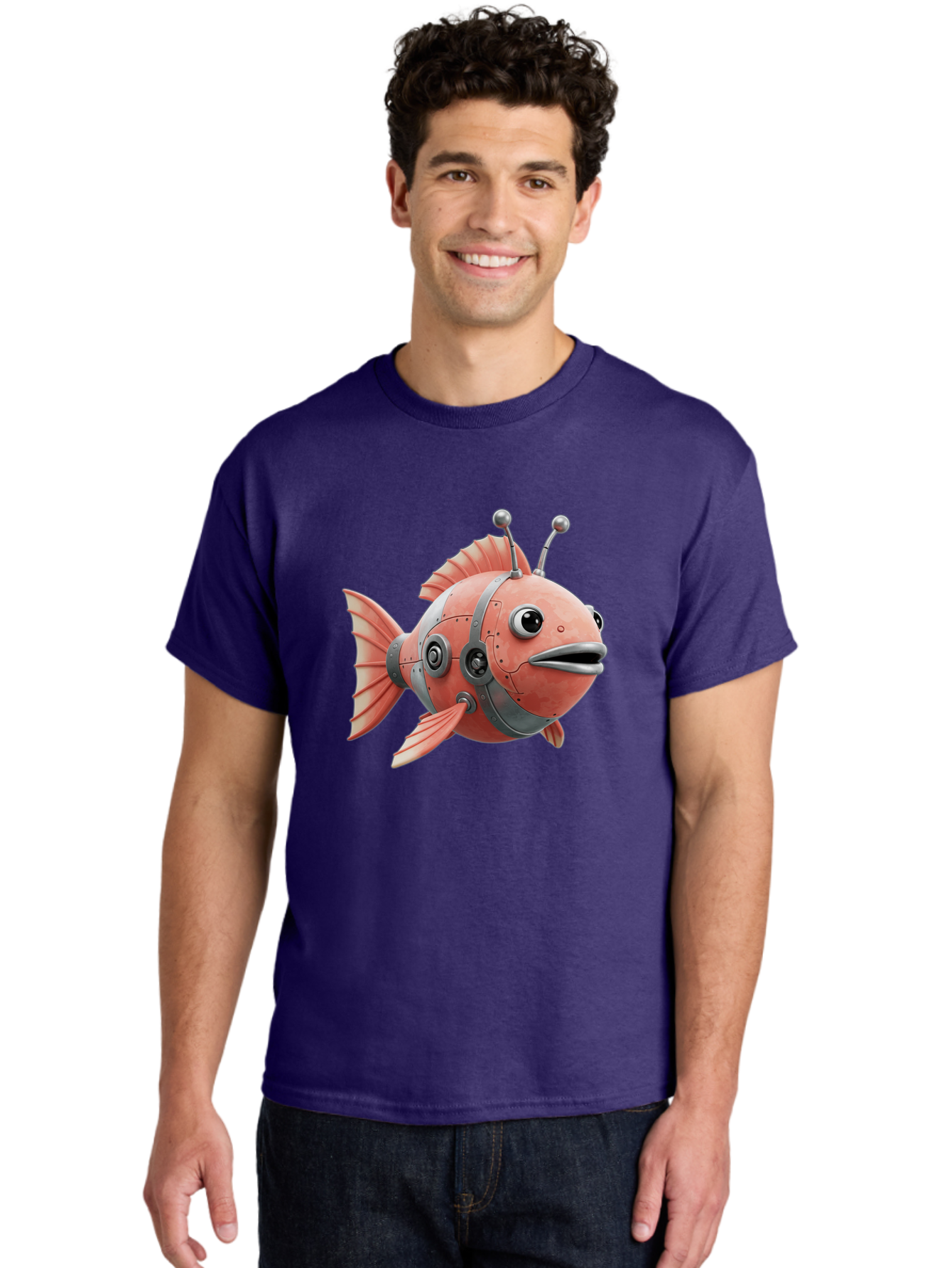 Robo-Fish Men'S Graphic Tee, 100% Cotton, Comfortable Casual Summer Wear, Machine Washable, Vintage Camera, Old Camera, Antique Camera, Black Camera, Classic Photography, Photography Equipment, Nostalgic Device, Film Camera, Camera Art Baf466