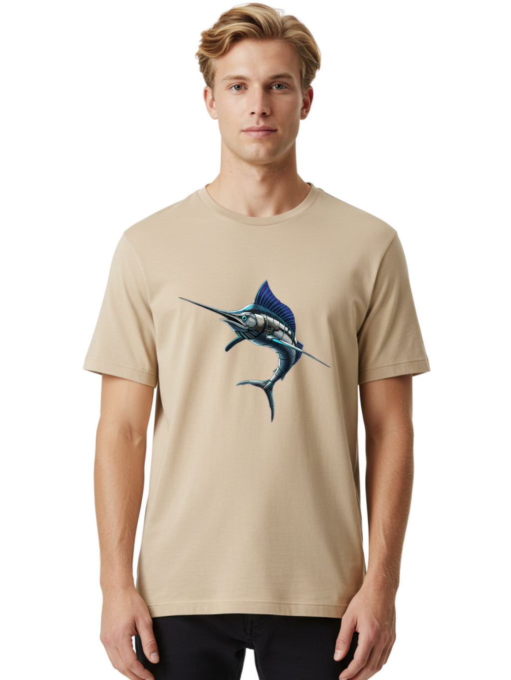 Robot-Swordfish Men'S Graphic Tee, 100% Cotton, Comfortable Casual Summer Wear, Machine Washable, Vintage Camera, Old Camera, Antique Camera, Black Camera, Classic Photography, Photography Equipment, Nostalgic Device, Film Camera, Camera Art Baf480