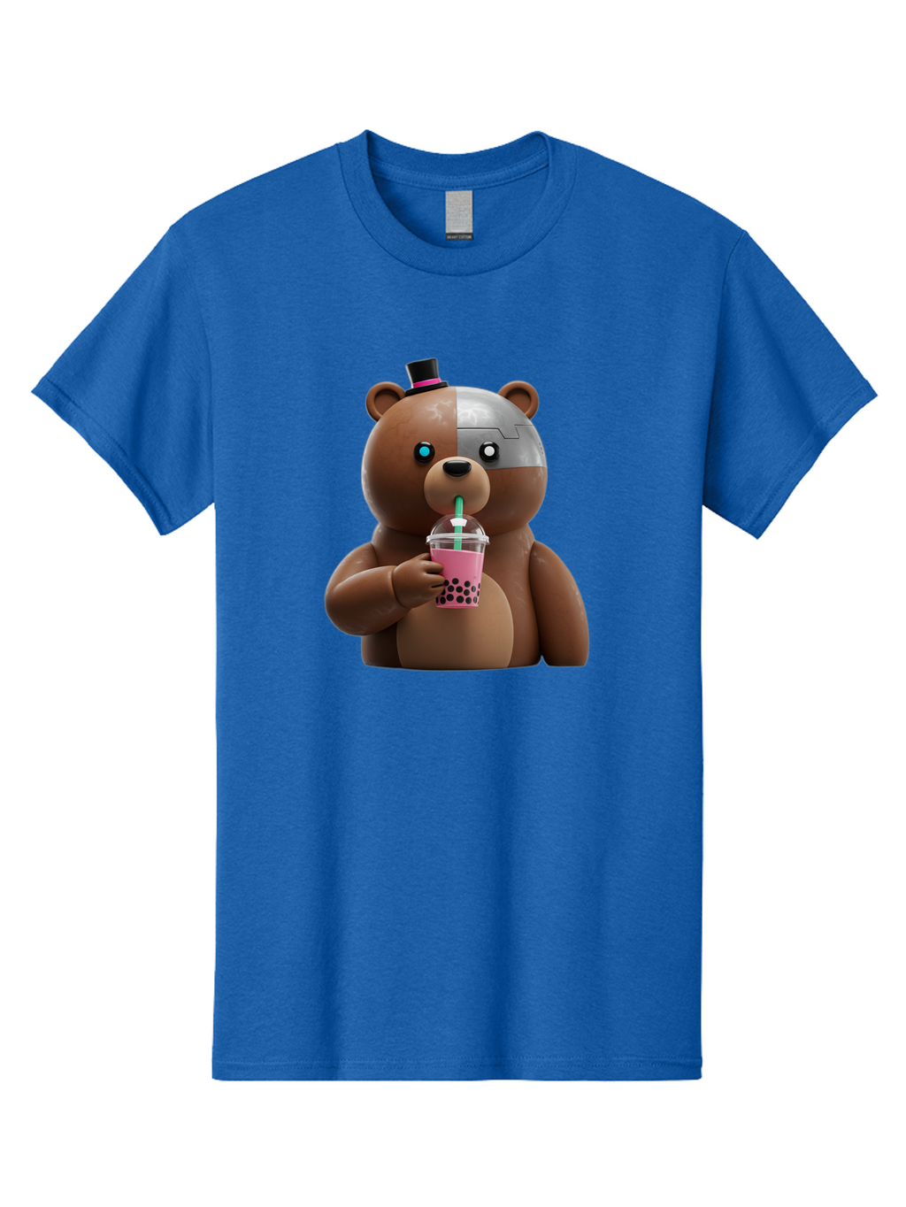 Robot-Teddy-Bear Men'S Graphic Tee, 100% Cotton, Comfortable Casual Summer Wear, Machine Washable, Vintage Camera, Old Camera, Antique Camera, Black Camera, Classic Photography, Photography Equipment, Nostalgic Device, Film Camera, Camera Art Baf481