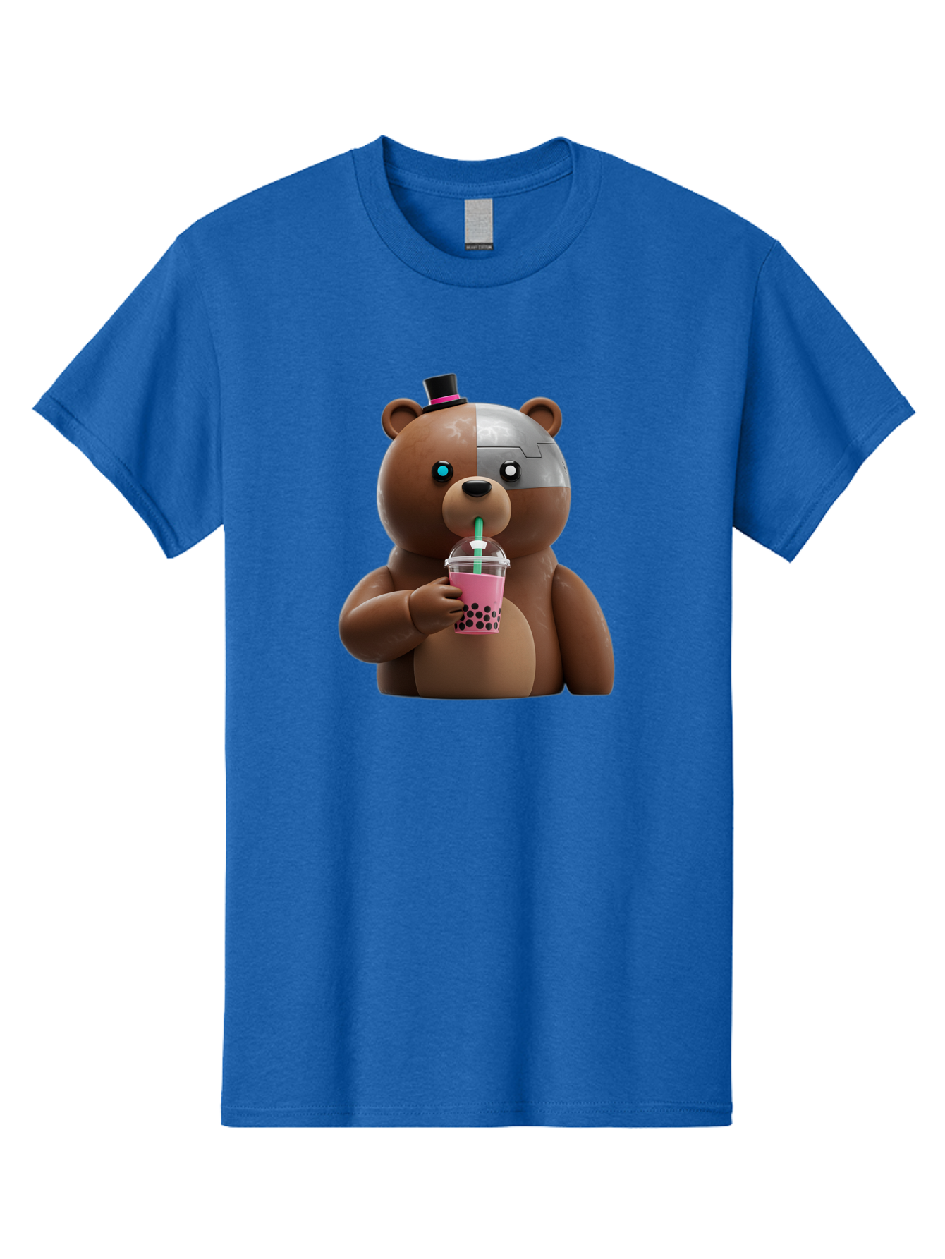 Robot-Teddy-Bear Men'S Graphic Tee, 100% Cotton, Comfortable Casual Summer Wear, Machine Washable, Vintage Camera, Old Camera, Antique Camera, Black Camera, Classic Photography, Photography Equipment, Nostalgic Device, Film Camera, Camera Art Baf481