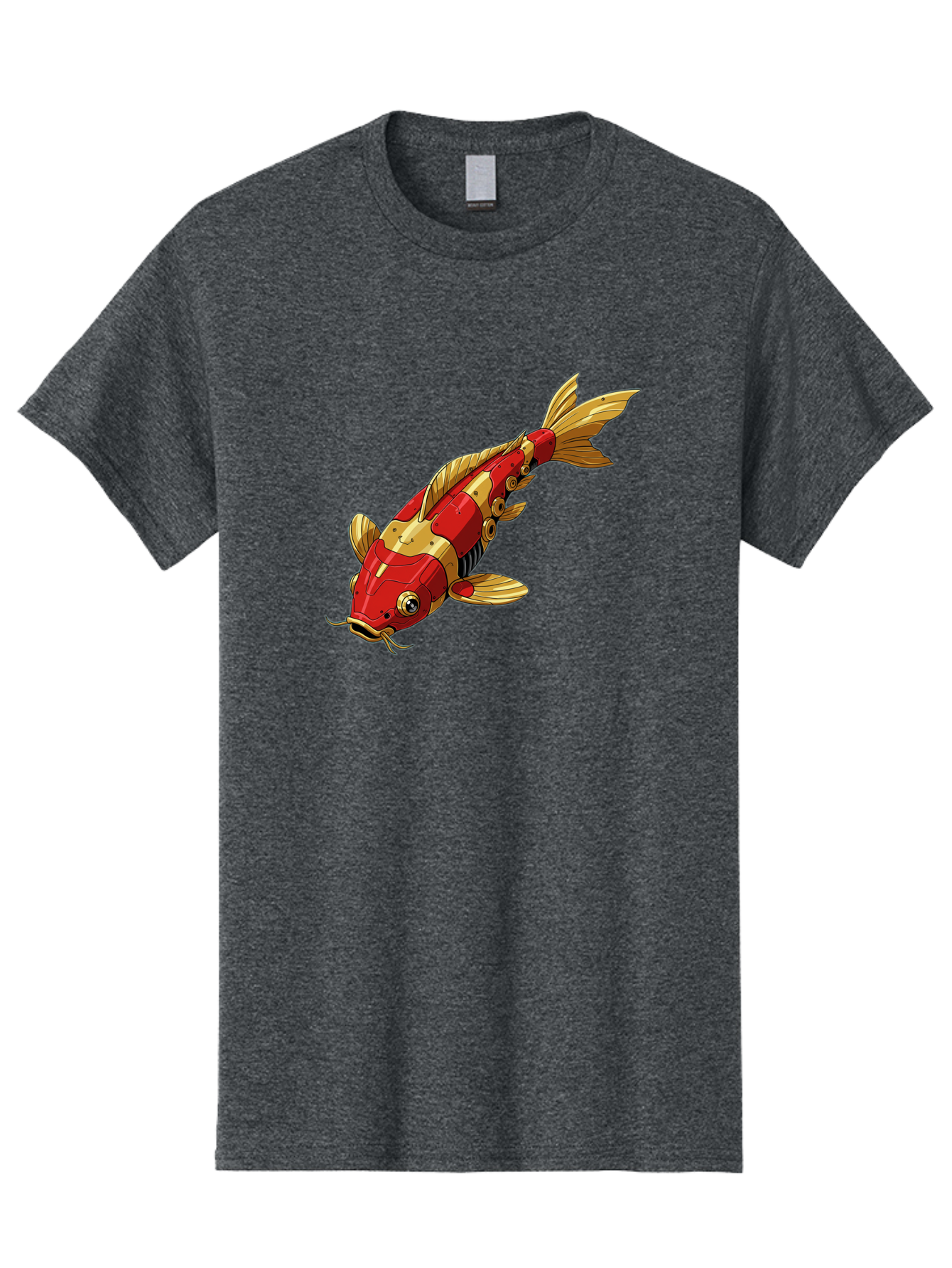 Robotic-Koi-Fish Men'S Graphic Tee, 100% Cotton, Comfortable Casual Summer Wear, Machine Washable, Vintage Camera, Old Camera, Antique Camera, Black Camera, Classic Photography, Photography Equipment, Nostalgic Device, Film Camera, Camera Art Baf483