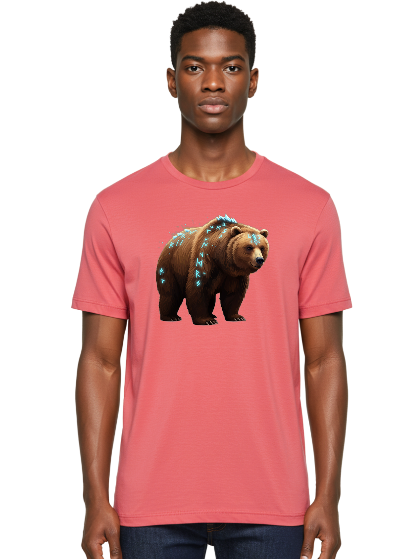 Runic-Bear Men'S Graphic Tee, 100% Cotton, Comfortable Casual Summer Wear, Machine Washable, Vintage Camera, Old Camera, Antique Camera, Black Camera, Classic Photography, Photography Equipment, Nostalgic Device, Film Camera, Camera Art Baf490