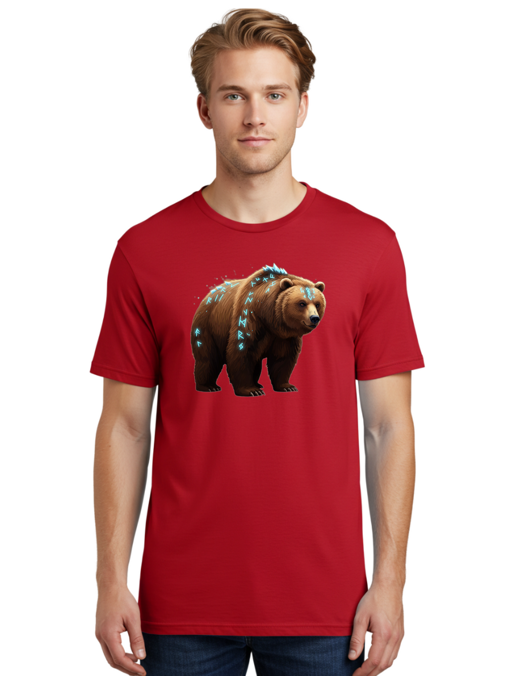 Runic-Bear Men'S Graphic Tee, 100% Cotton, Comfortable Casual Summer Wear, Machine Washable, Vintage Camera, Old Camera, Antique Camera, Black Camera, Classic Photography, Photography Equipment, Nostalgic Device, Film Camera, Camera Art Baf490