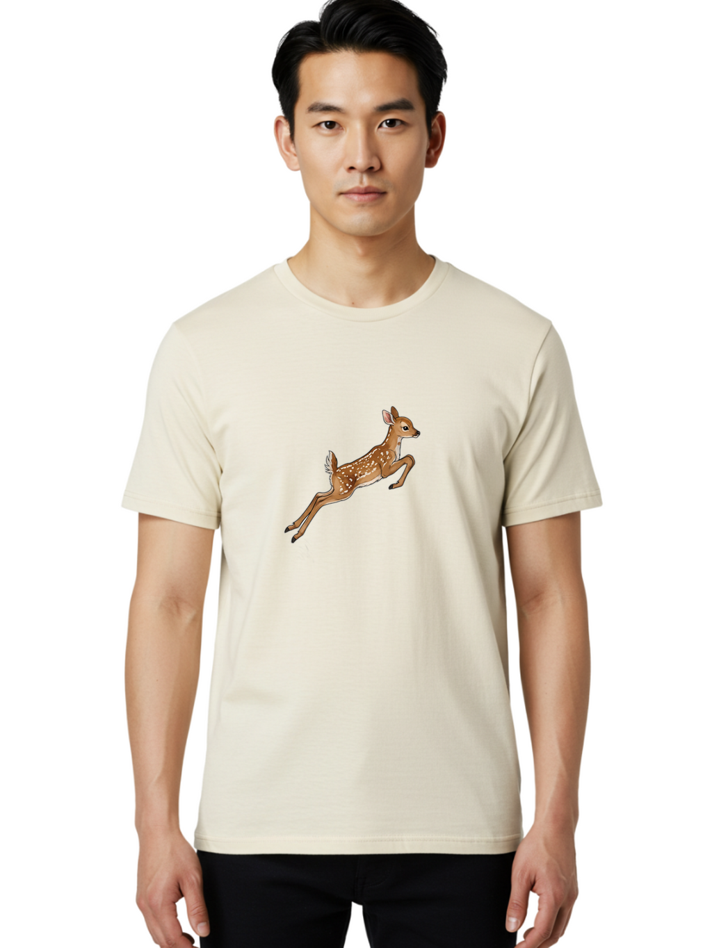 Running-Fawn Men'S Graphic Tee, 100% Cotton, Comfortable Casual Summer Wear, Machine Washable, Vintage Camera, Old Camera, Antique Camera, Black Camera, Classic Photography, Photography Equipment, Nostalgic Device, Film Camera, Camera Art Baf492