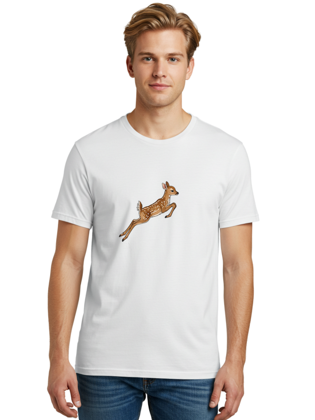 Running-Fawn Men'S Graphic Tee, 100% Cotton, Comfortable Casual Summer Wear, Machine Washable, Vintage Camera, Old Camera, Antique Camera, Black Camera, Classic Photography, Photography Equipment, Nostalgic Device, Film Camera, Camera Art Baf492