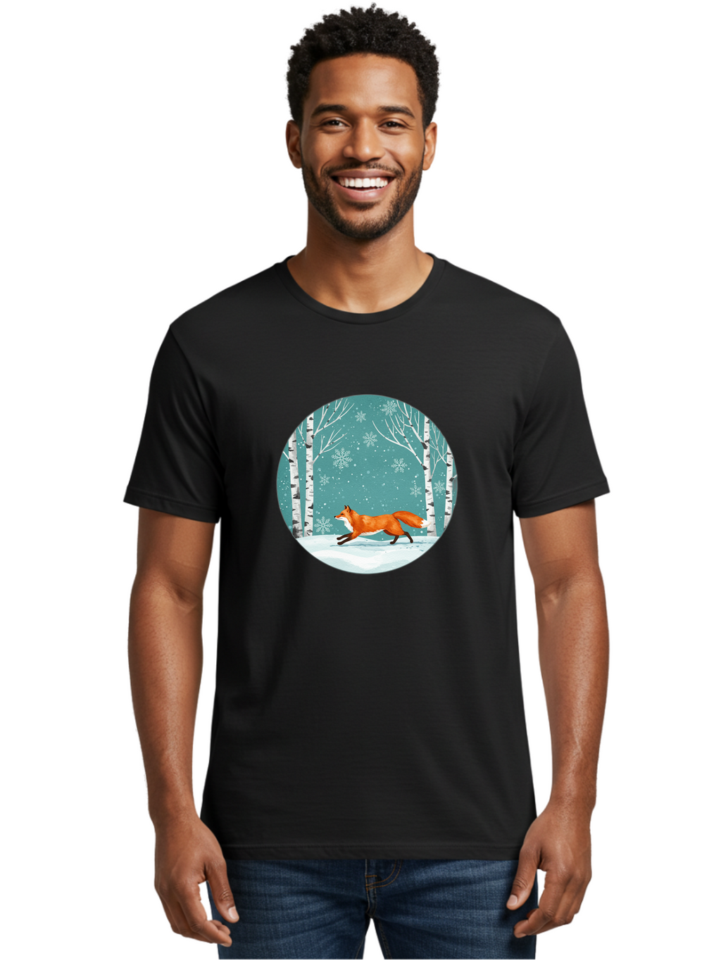 Running-Fox Men'S Graphic Tee, 100% Cotton, Comfortable Casual Summer Wear, Machine Washable, Vintage Camera, Old Camera, Antique Camera, Black Camera, Classic Photography, Photography Equipment, Nostalgic Device, Film Camera, Camera Art Baf493