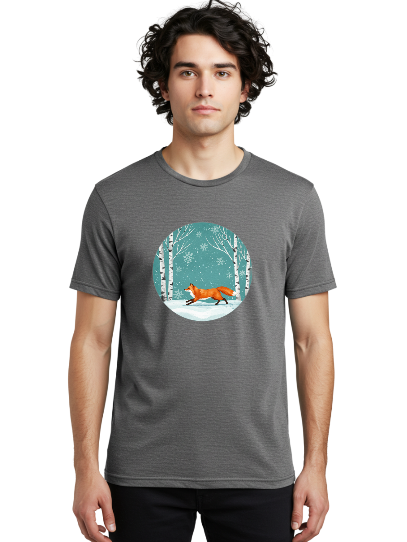 Running-Fox Men'S Graphic Tee, 100% Cotton, Comfortable Casual Summer Wear, Machine Washable, Vintage Camera, Old Camera, Antique Camera, Black Camera, Classic Photography, Photography Equipment, Nostalgic Device, Film Camera, Camera Art Baf493