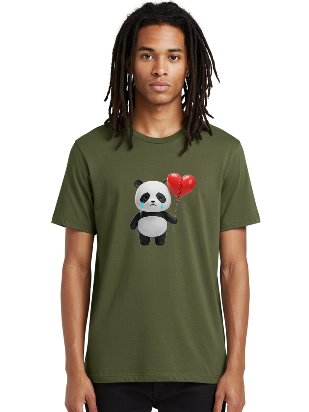 Sad-Panda-1 Men'S Graphic Tee, 100% Cotton, Comfortable Casual Summer Wear, Machine Washable, Vintage Camera, Old Camera, Antique Camera, Black Camera, Classic Photography, Photography Equipment, Nostalgic Device, Film Camera, Camera Art Baf496