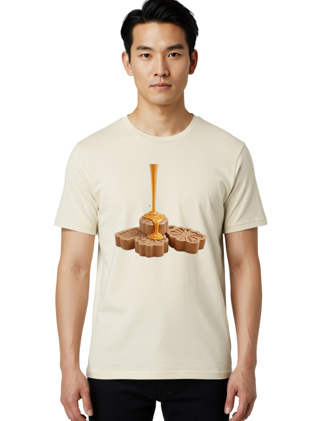 Salted-Egg-Yolk-Mooncake Men'S Graphic Tee, 100% Cotton, Comfortable Casual Summer Wear, Machine Washable, Vintage Camera, Old Camera, Antique Camera, Black Camera, Classic Photography, Photography Equipment, Nostalgic Device, Film Camera, Baf498