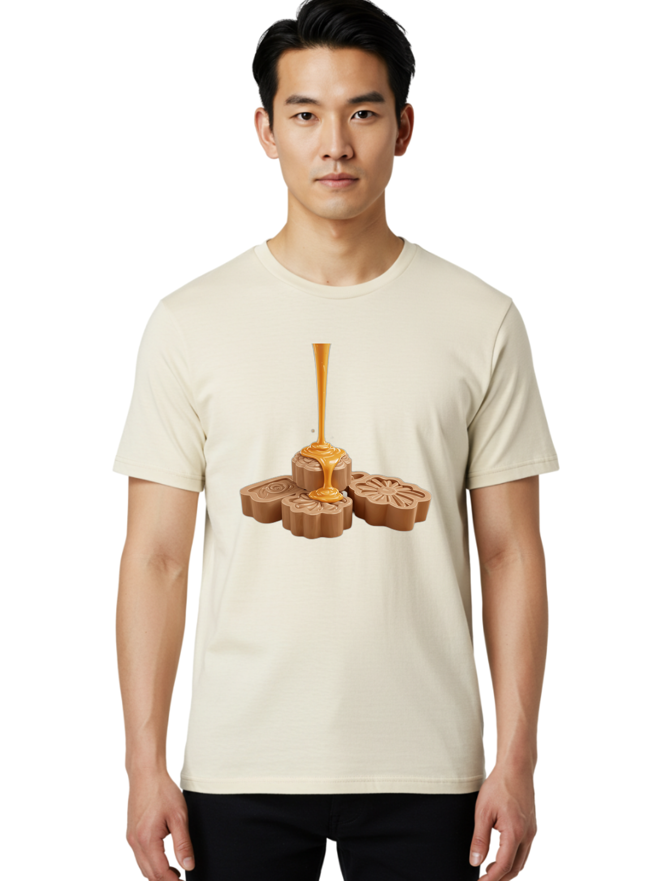 Salted-Egg-Yolk-Mooncake Men'S Graphic Tee, 100% Cotton, Comfortable Casual Summer Wear, Machine Washable, Vintage Camera, Old Camera, Antique Camera, Black Camera, Classic Photography, Photography Equipment, Nostalgic Device, Film Camera, Baf498