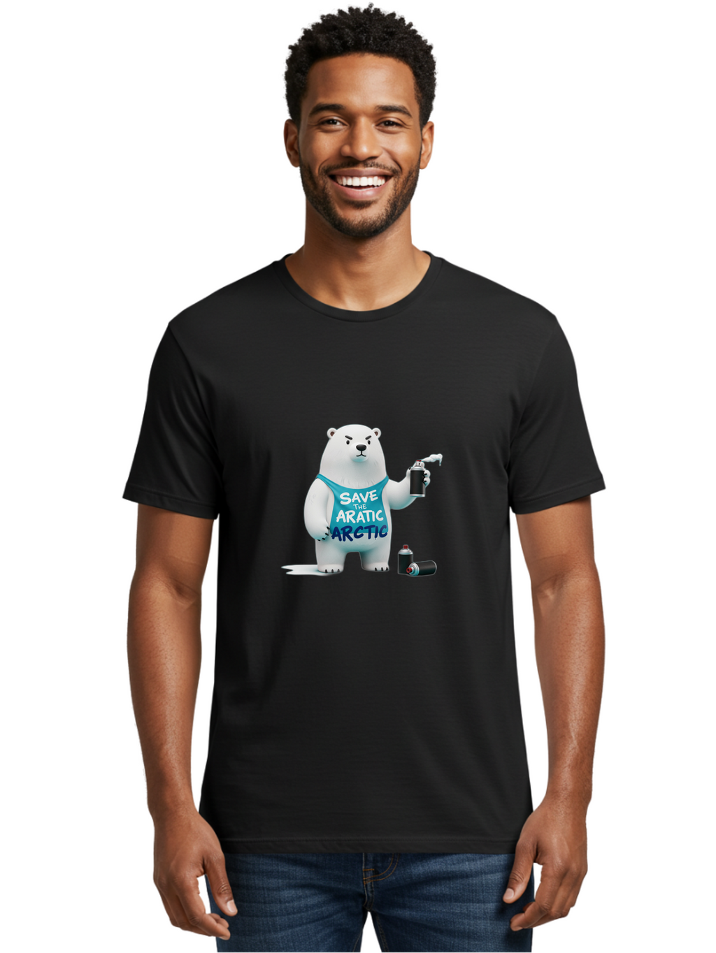 Save-The-Arctic Men'S Graphic Tee, 100% Cotton, Comfortable Casual Summer Wear, Machine Washable, Vintage Camera, Old Camera, Antique Camera, Black Camera, Classic Photography, Photography Equipment, Nostalgic Device, Film Camera, Camera Art Baf500
