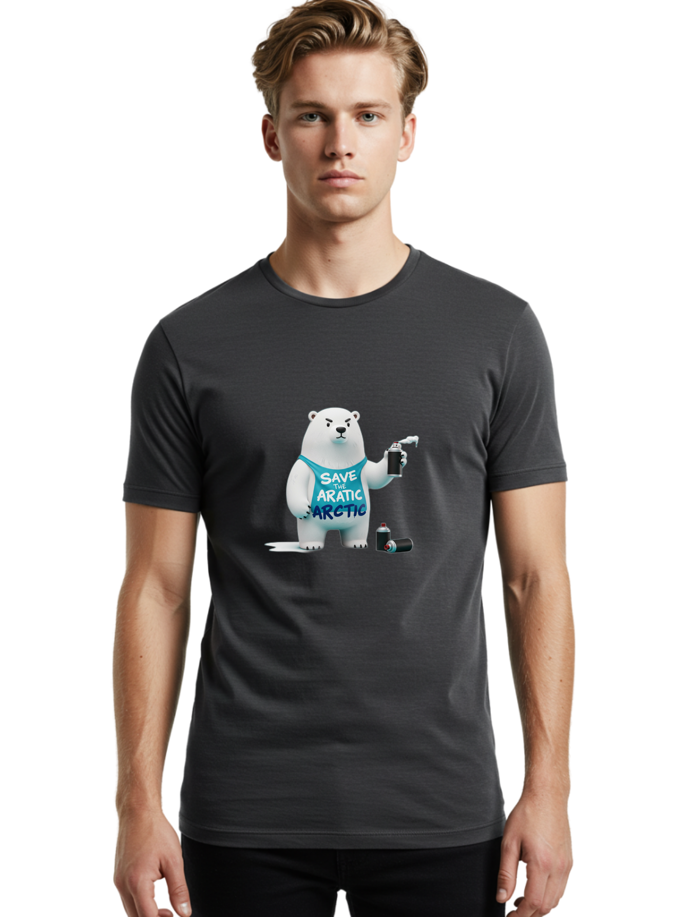 Save-The-Arctic Men'S Graphic Tee, 100% Cotton, Comfortable Casual Summer Wear, Machine Washable, Vintage Camera, Old Camera, Antique Camera, Black Camera, Classic Photography, Photography Equipment, Nostalgic Device, Film Camera, Camera Art Baf500