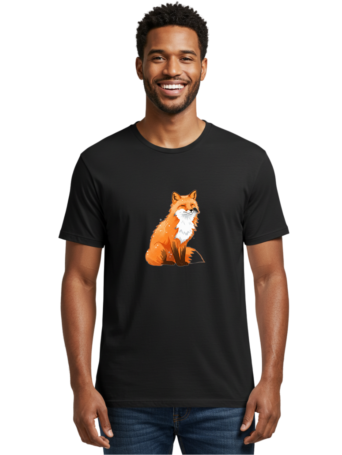 Sitting-Fox Men'S Graphic Tee, 100% Cotton, Comfortable Casual Summer Wear, Machine Washable, Vintage Camera, Old Camera, Antique Camera, Black Camera, Classic Photography, Photography Equipment, Nostalgic Device, Film Camera, Camera Art Baf507