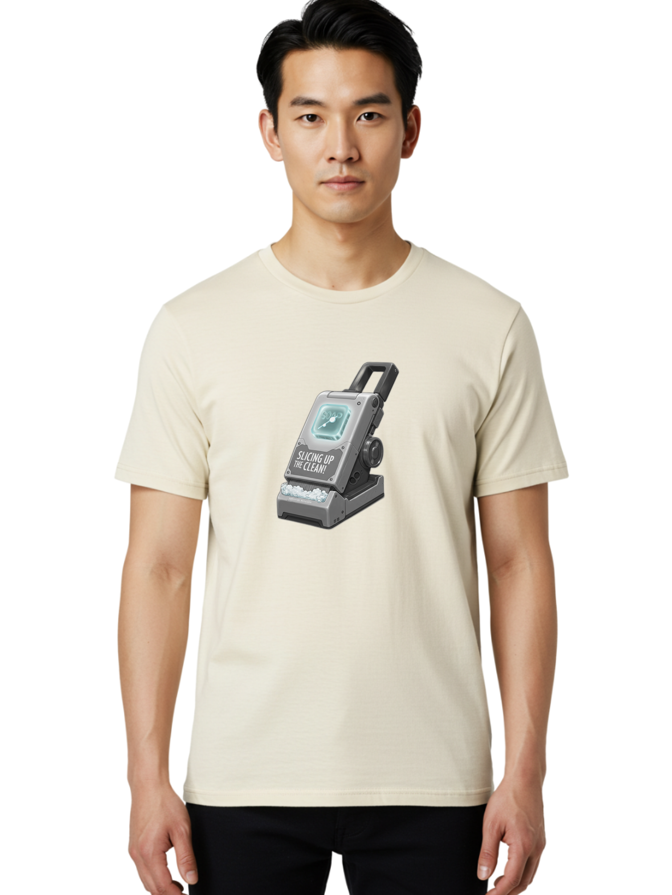 Slicing-Up-The-Clean Men'S Graphic Tee, 100% Cotton, Comfortable Casual Summer Wear, Machine Washable, Vintage Camera, Old Camera, Antique Camera, Black Camera, Classic Photography, Photography Equipment, Nostalgic Device, Film Camera, Baf513