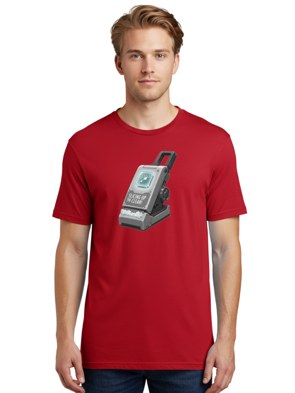 Slicing-Up-The-Clean Men'S Graphic Tee, 100% Cotton, Comfortable Casual Summer Wear, Machine Washable, Vintage Camera, Old Camera, Antique Camera, Black Camera, Classic Photography, Photography Equipment, Nostalgic Device, Film Camera, Baf513