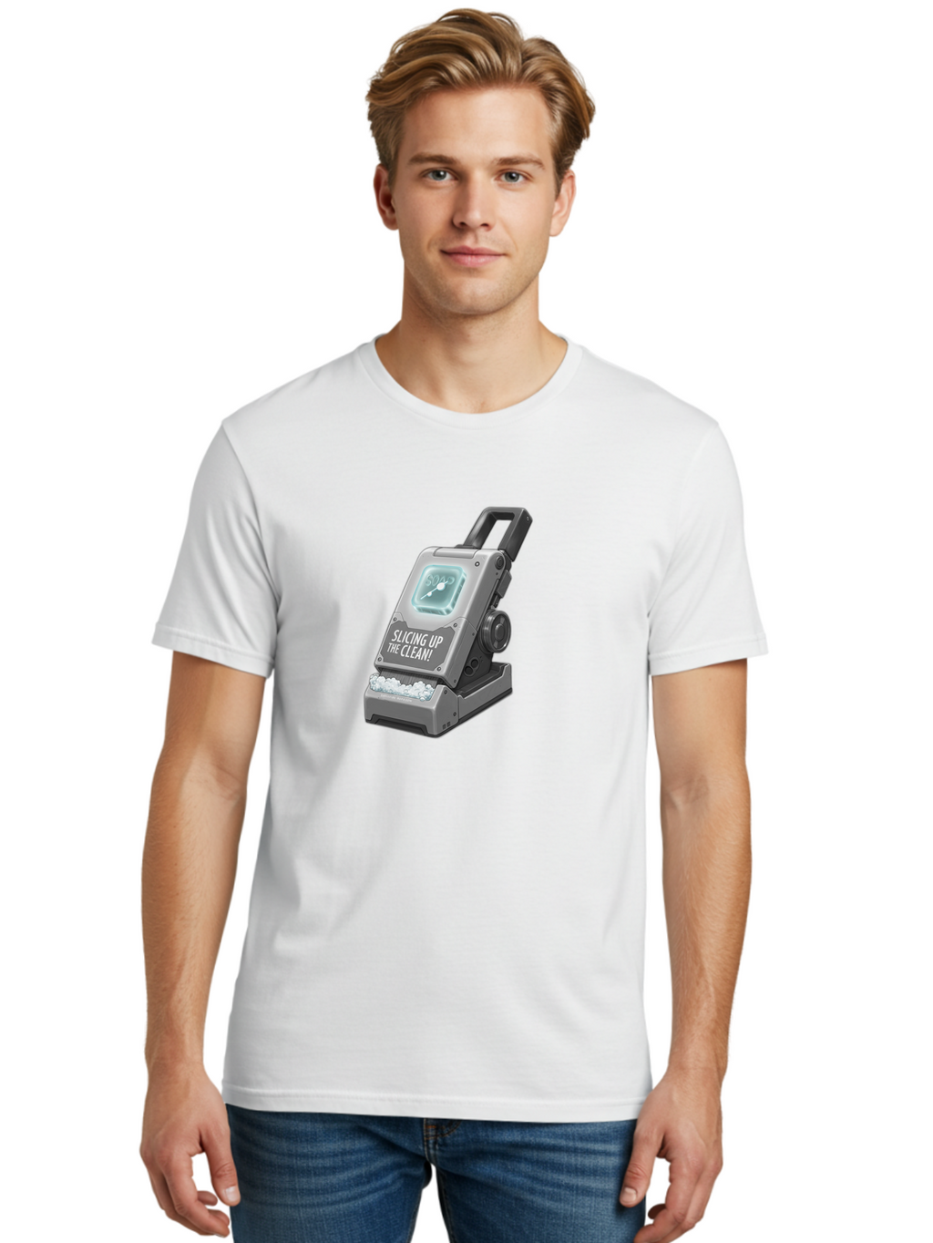 Slicing-Up-The-Clean Men'S Graphic Tee, 100% Cotton, Comfortable Casual Summer Wear, Machine Washable, Vintage Camera, Old Camera, Antique Camera, Black Camera, Classic Photography, Photography Equipment, Nostalgic Device, Film Camera, Baf513