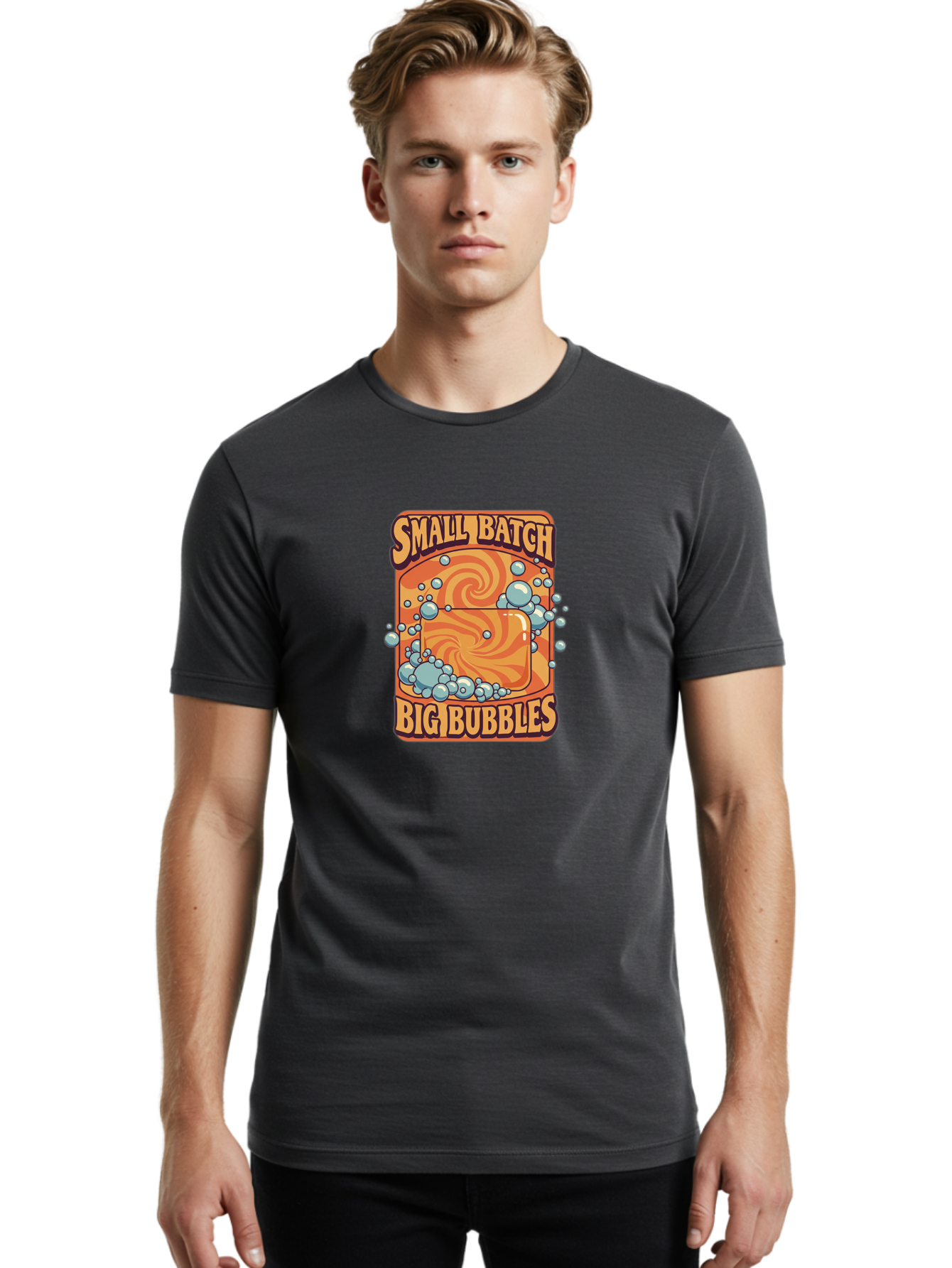 Small-Batch-Big-Bubbles Men'S Graphic Tee, 100% Cotton, Comfortable Casual Summer Wear, Machine Washable, Vintage Camera, Old Camera, Antique Camera, Black Camera, Classic Photography, Photography Equipment, Nostalgic Device, Film Camera, Baf515