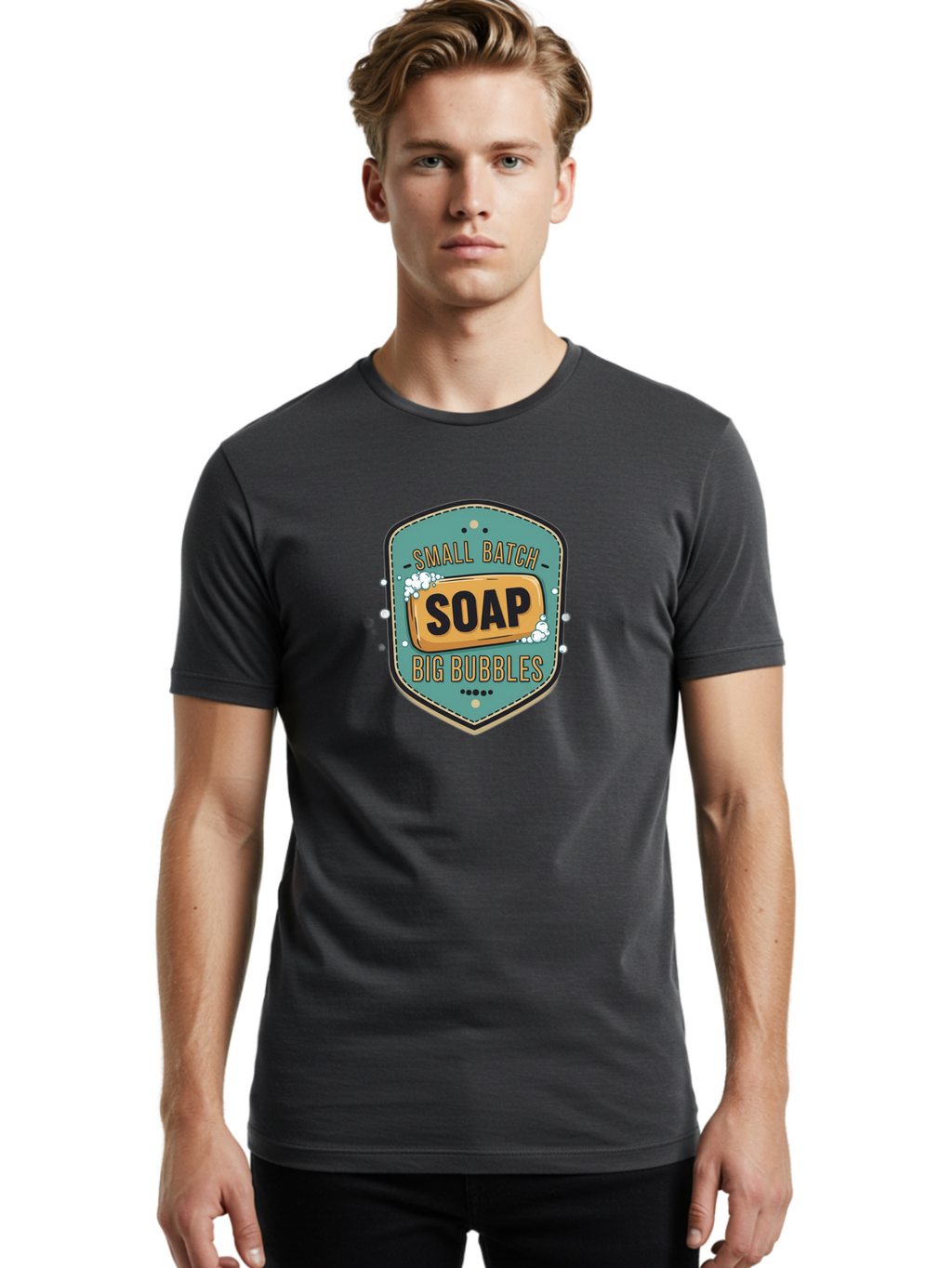 Small-Batch-Soap-Big-Bubbles Men'S Graphic Tee, 100% Cotton, Comfortable Casual Summer Wear, Machine Washable, Vintage Camera, Old Camera, Antique Camera, Black Camera, Classic Photography, Photography Equipment, Nostalgic Device, Film Camera, Baf516
