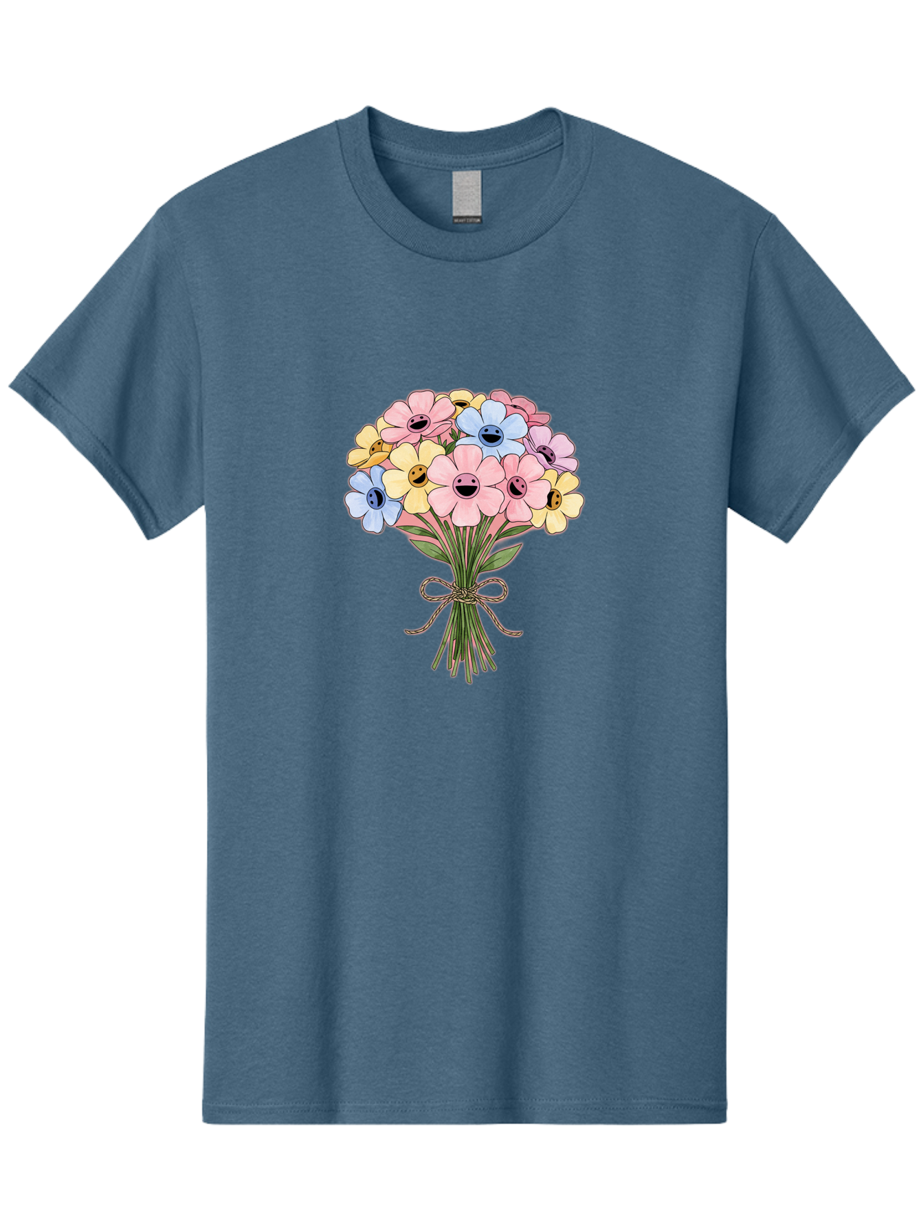 Smiley-Flower-Bouquet Men'S Graphic Tee, 100% Cotton, Comfortable Casual Summer Wear, Machine Washable, Vintage Camera, Old Camera, Antique Camera, Black Camera, Classic Photography, Photography Equipment, Nostalgic Device, Film Camera, Baf517