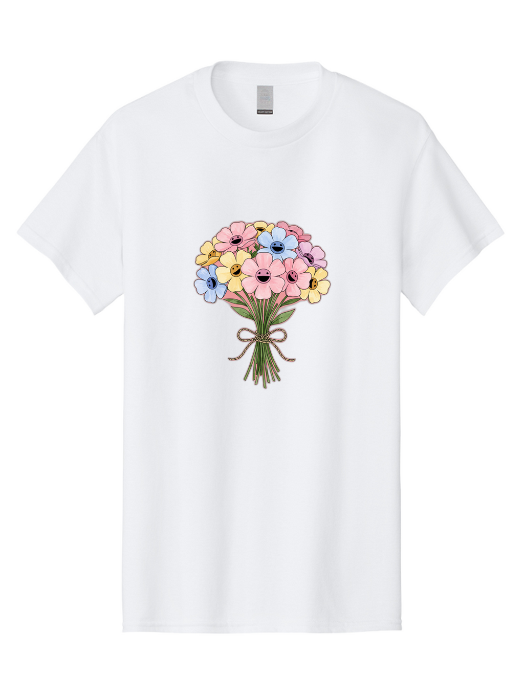 Smiley-Flower-Bouquet Men'S Graphic Tee, 100% Cotton, Comfortable Casual Summer Wear, Machine Washable, Vintage Camera, Old Camera, Antique Camera, Black Camera, Classic Photography, Photography Equipment, Nostalgic Device, Film Camera, Baf517