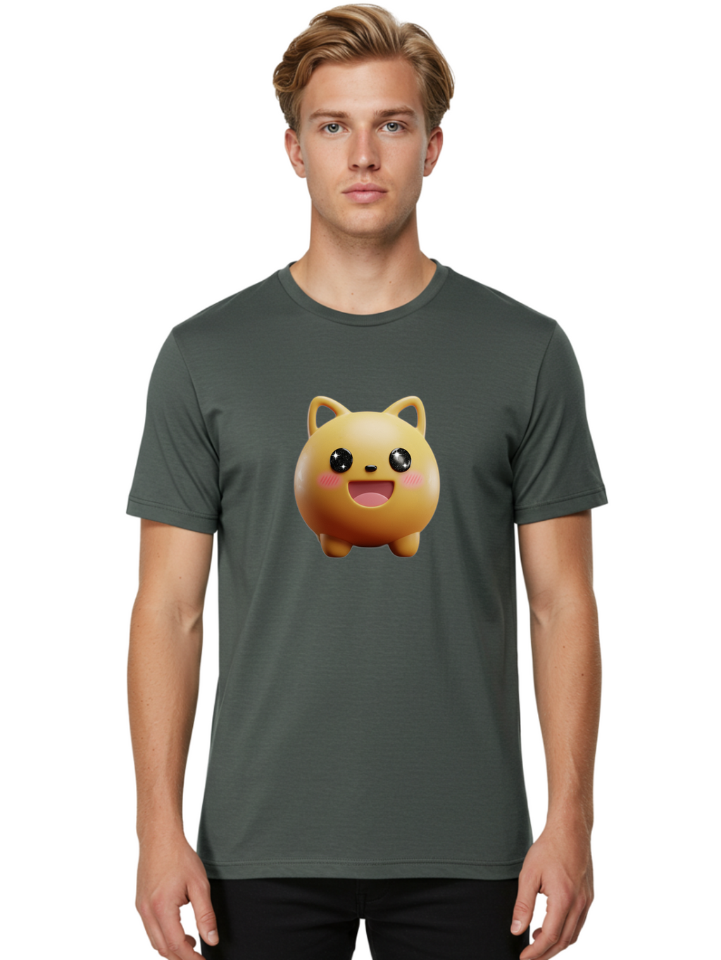Smiling-Cat Men'S Graphic Tee, 100% Cotton, Comfortable Casual Summer Wear, Machine Washable, Vintage Camera, Old Camera, Antique Camera, Black Camera, Classic Photography, Photography Equipment, Nostalgic Device, Film Camera, Camera Art Baf519