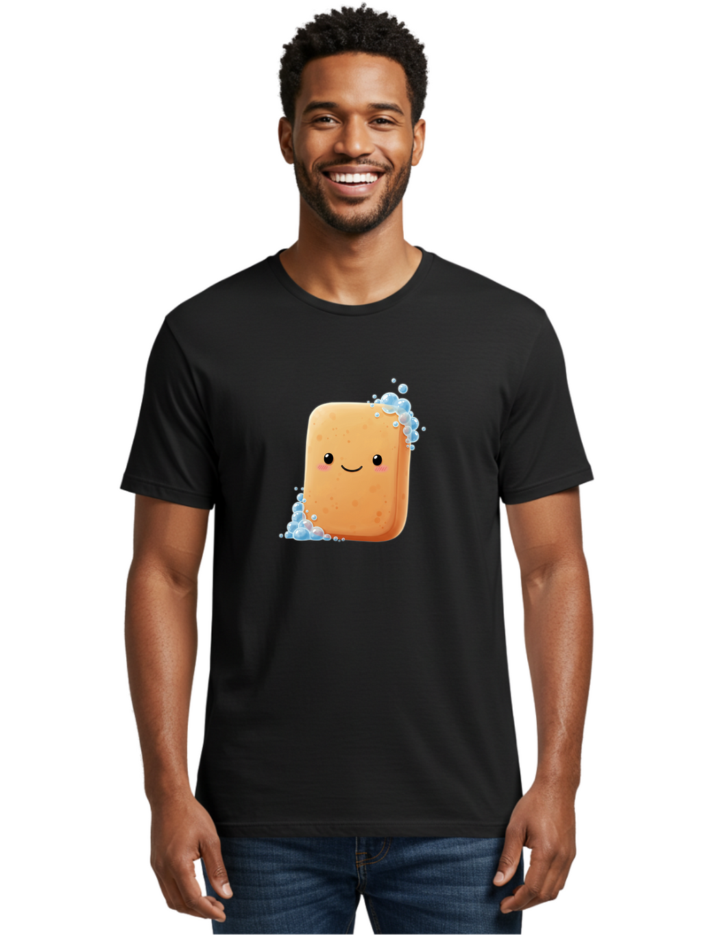 Smiling-Soap-1 Men'S Graphic Tee, 100% Cotton, Comfortable Casual Summer Wear, Machine Washable, Vintage Camera, Old Camera, Antique Camera, Black Camera, Classic Photography, Photography Equipment, Nostalgic Device, Film Camera, Camera Art Baf521