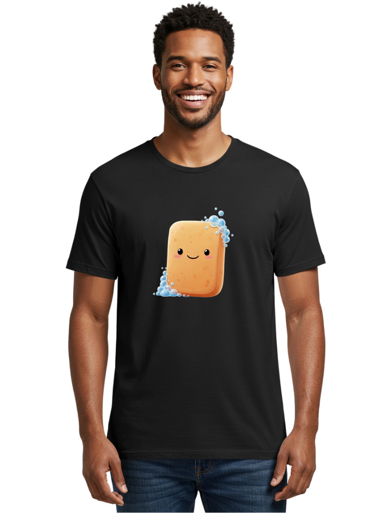 Smiling-Soap-1 Men'S Graphic Tee, 100% Cotton, Comfortable Casual Summer Wear, Machine Washable, Vintage Camera, Old Camera, Antique Camera, Black Camera, Classic Photography, Photography Equipment, Nostalgic Device, Film Camera, Camera Art Baf521