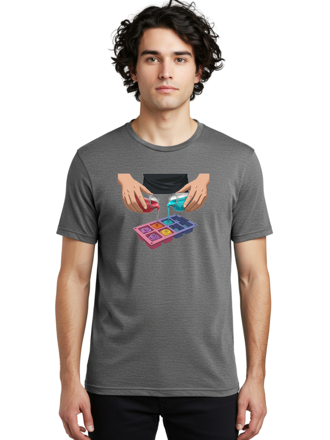 Soap-Making-1 Men'S Graphic Tee, 100% Cotton, Comfortable Casual Summer Wear, Machine Washable, Vintage Camera, Old Camera, Antique Camera, Black Camera, Classic Photography, Photography Equipment, Nostalgic Device, Film Camera, Camera Art Baf530