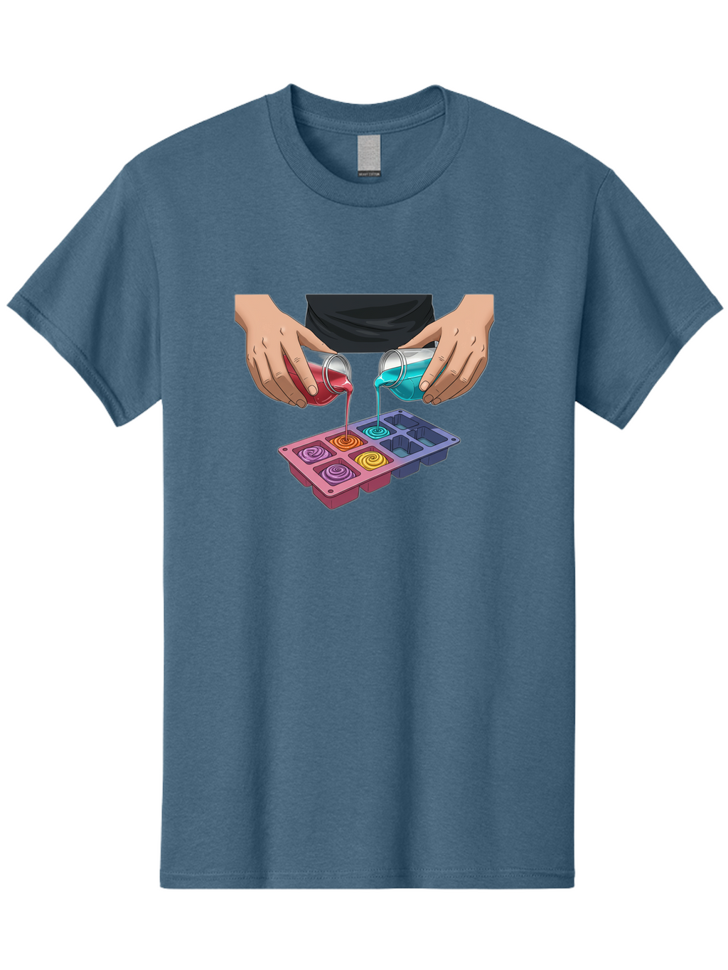 Soap-Making-1 Men'S Graphic Tee, 100% Cotton, Comfortable Casual Summer Wear, Machine Washable, Vintage Camera, Old Camera, Antique Camera, Black Camera, Classic Photography, Photography Equipment, Nostalgic Device, Film Camera, Camera Art Baf530
