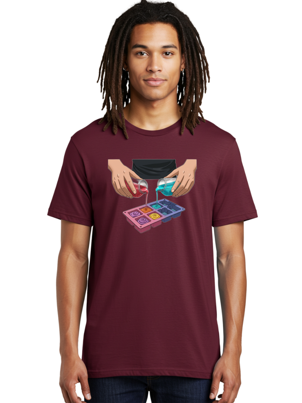 Soap-Making-1 Men'S Graphic Tee, 100% Cotton, Comfortable Casual Summer Wear, Machine Washable, Vintage Camera, Old Camera, Antique Camera, Black Camera, Classic Photography, Photography Equipment, Nostalgic Device, Film Camera, Camera Art Baf530