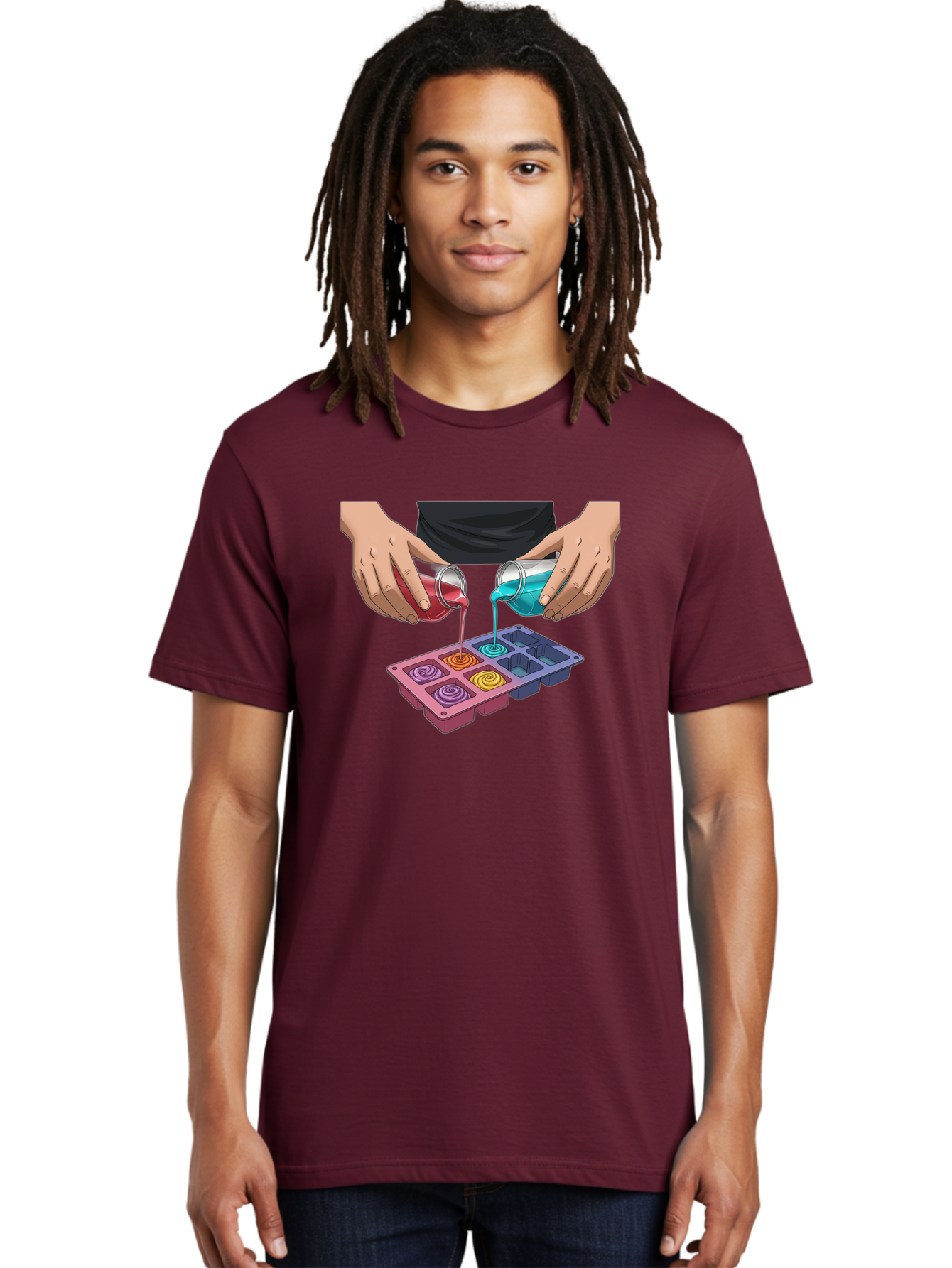 Soap-Making-1 Men'S Graphic Tee, 100% Cotton, Comfortable Casual Summer Wear, Machine Washable, Vintage Camera, Old Camera, Antique Camera, Black Camera, Classic Photography, Photography Equipment, Nostalgic Device, Film Camera, Camera Art Baf530
