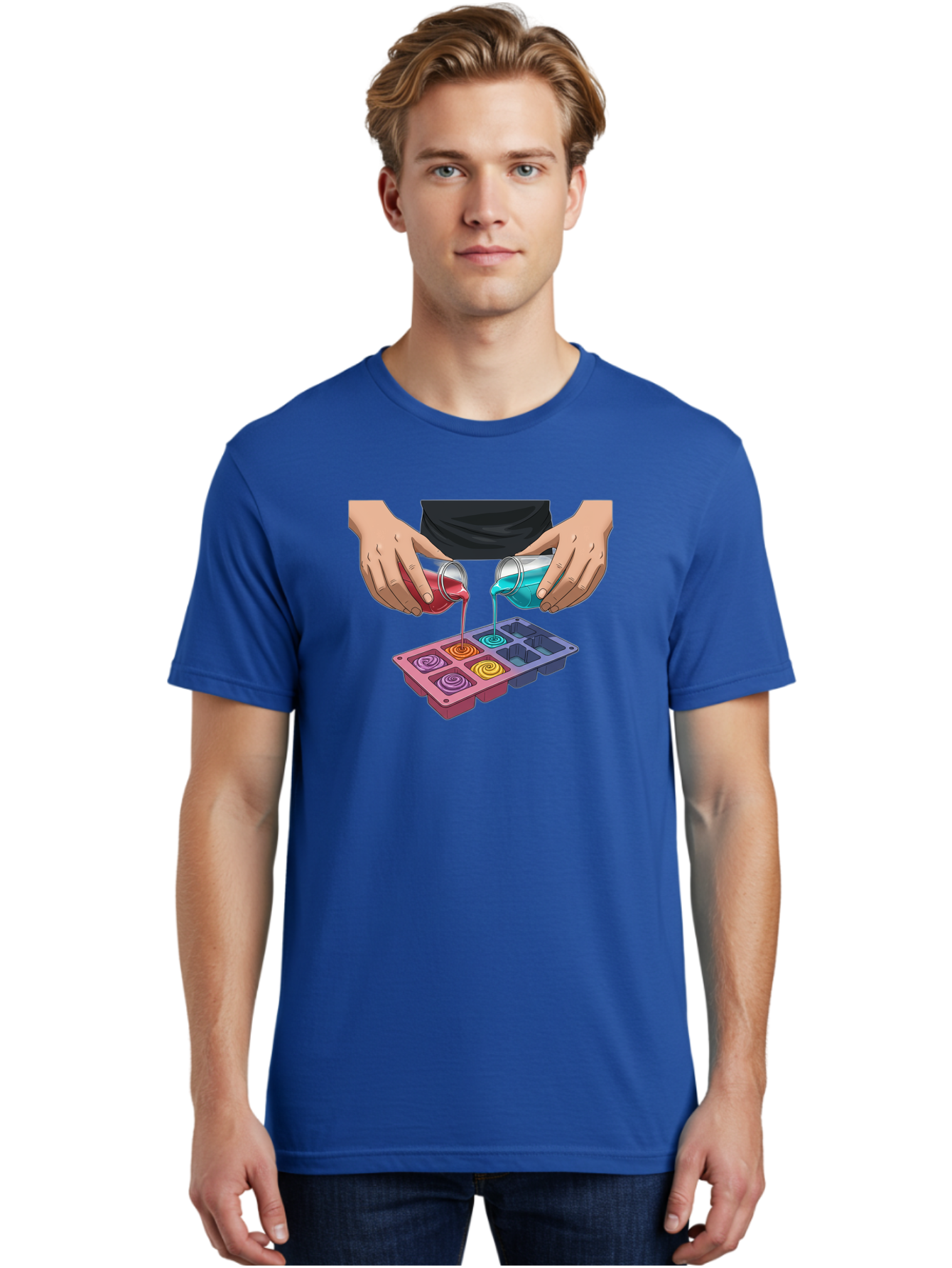 Soap-Making-1 Men'S Graphic Tee, 100% Cotton, Comfortable Casual Summer Wear, Machine Washable, Vintage Camera, Old Camera, Antique Camera, Black Camera, Classic Photography, Photography Equipment, Nostalgic Device, Film Camera, Camera Art Baf530