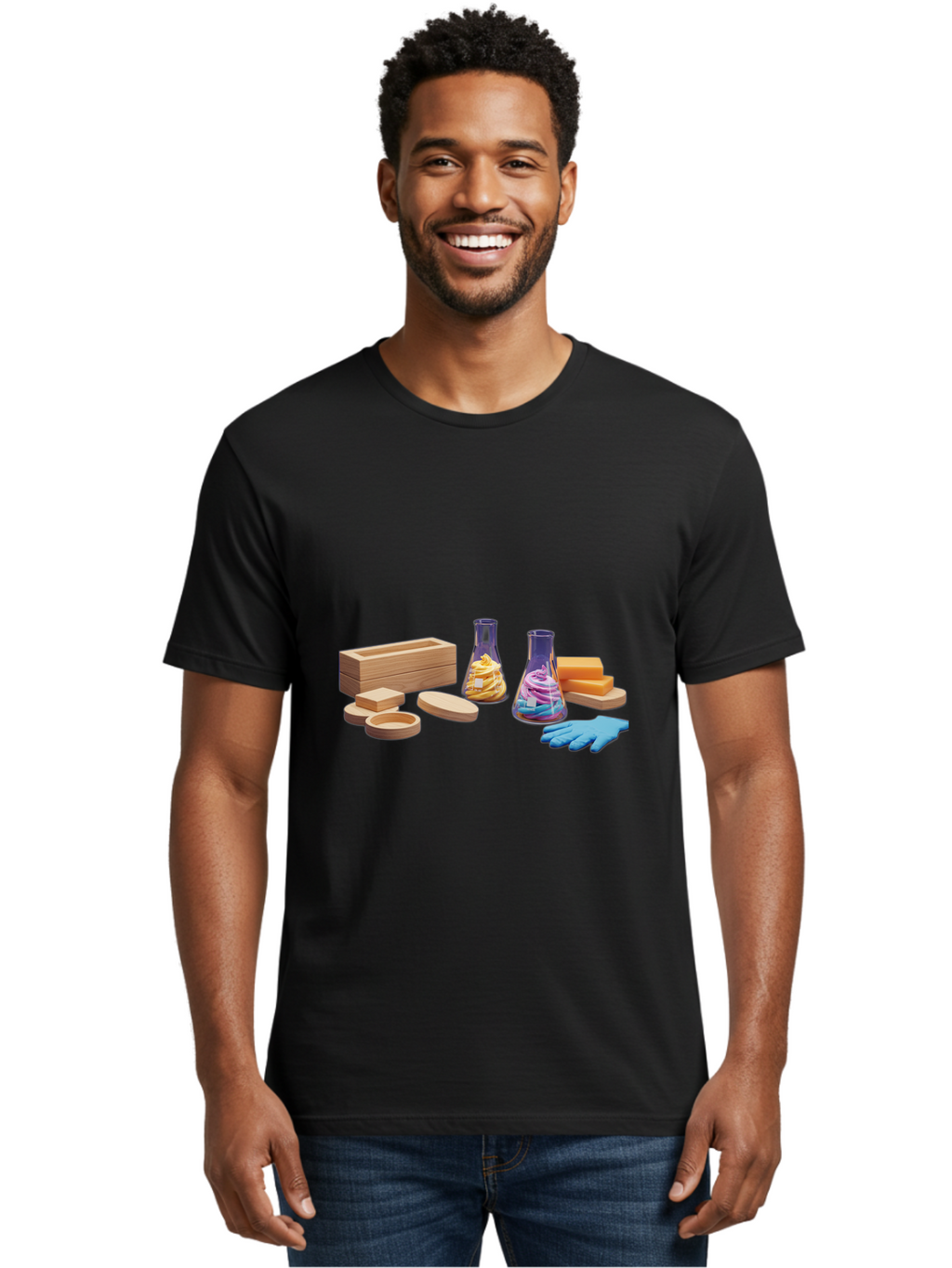 Soap-Making-Equipment Men'S Graphic Tee, 100% Cotton, Comfortable Casual Summer Wear, Machine Washable, Vintage Camera, Old Camera, Antique Camera, Black Camera, Classic Photography, Photography Equipment, Nostalgic Device, Film Camera, Baf531