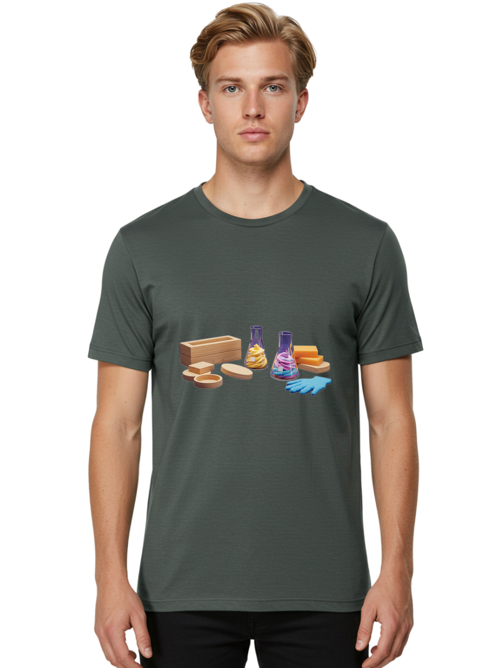 Soap-Making-Equipment Men'S Graphic Tee, 100% Cotton, Comfortable Casual Summer Wear, Machine Washable, Vintage Camera, Old Camera, Antique Camera, Black Camera, Classic Photography, Photography Equipment, Nostalgic Device, Film Camera, Baf531
